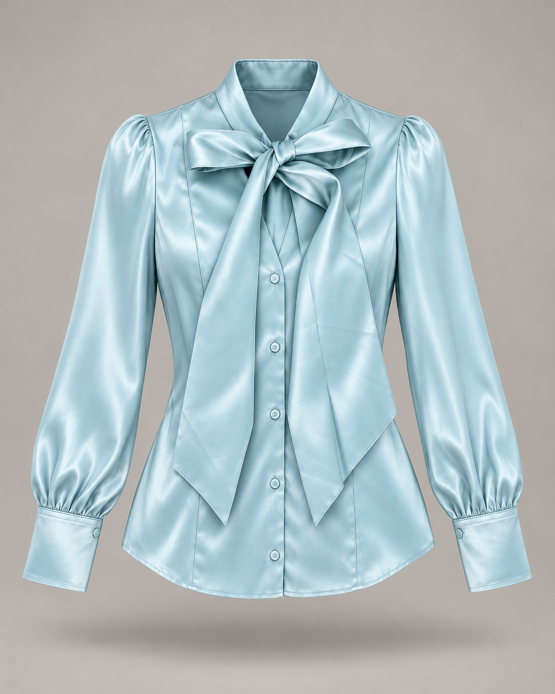 NENETTE - Camicia Fiocco in satin