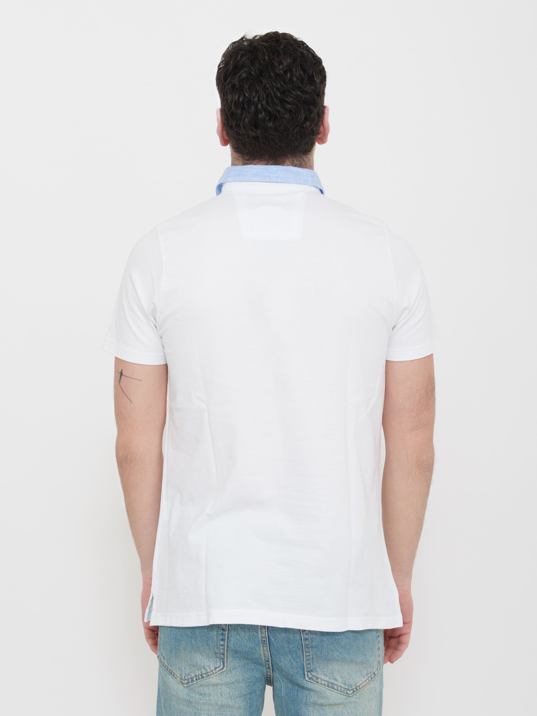 Polo victor  cool made in Italy 100% cotone dettaglio colletto