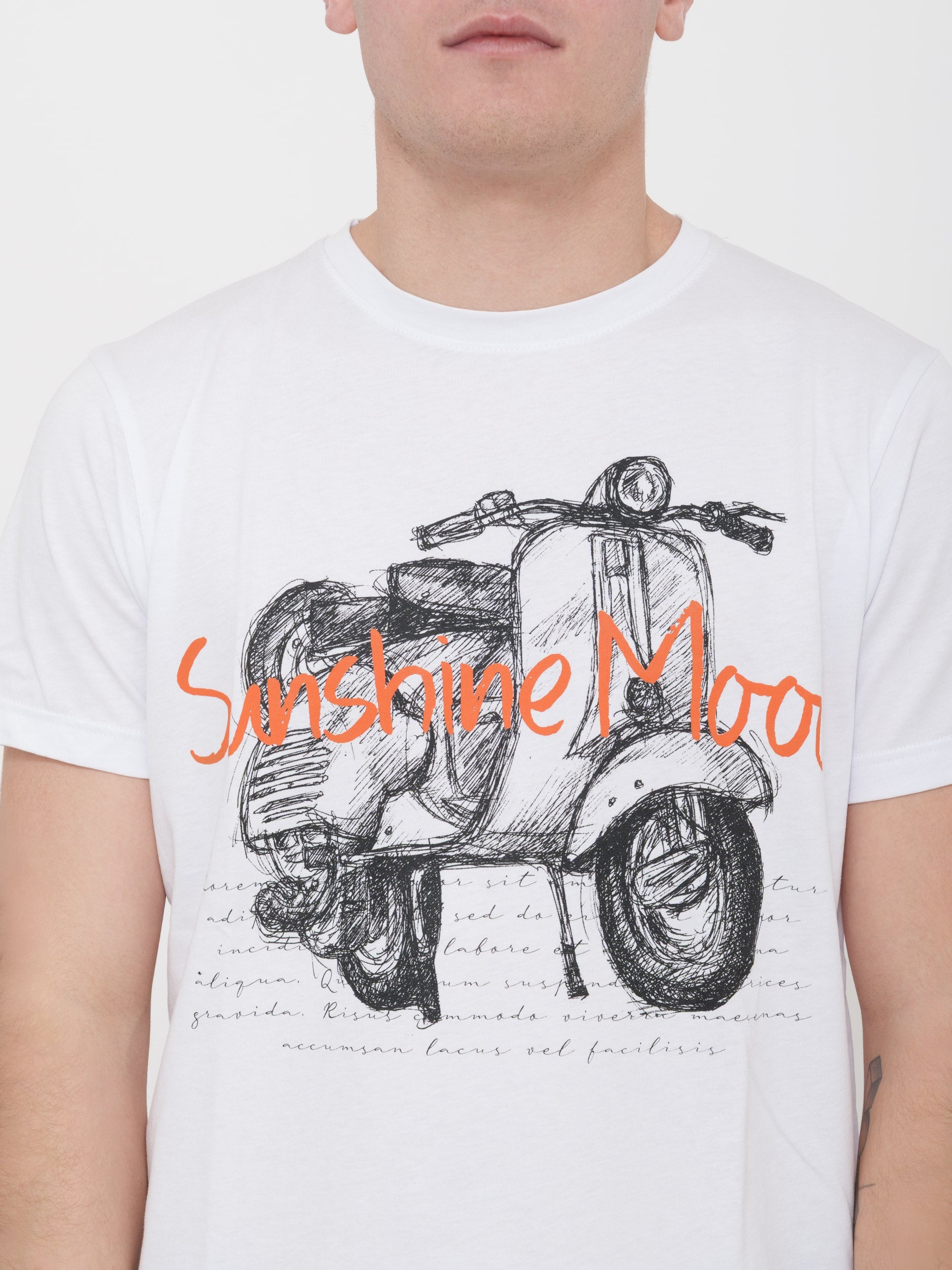 T-shirt victor cool Vespa 100% cotone made in Italy