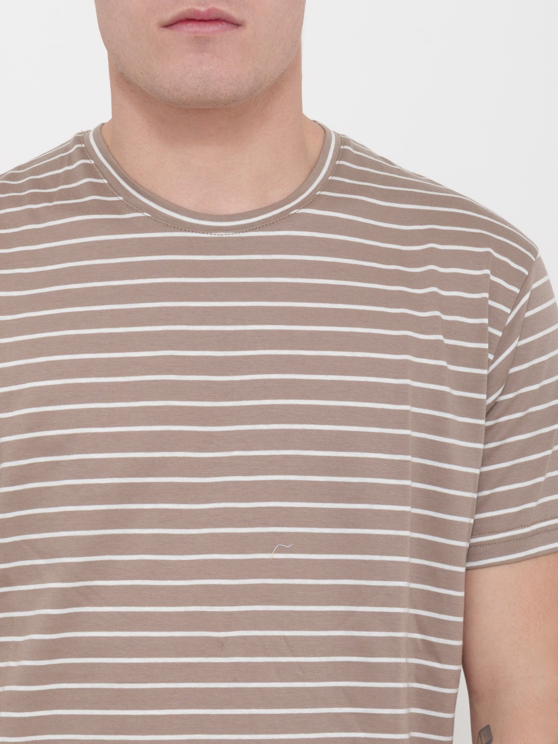 t-shirt victor cool righe 100% cotone Made in Italy