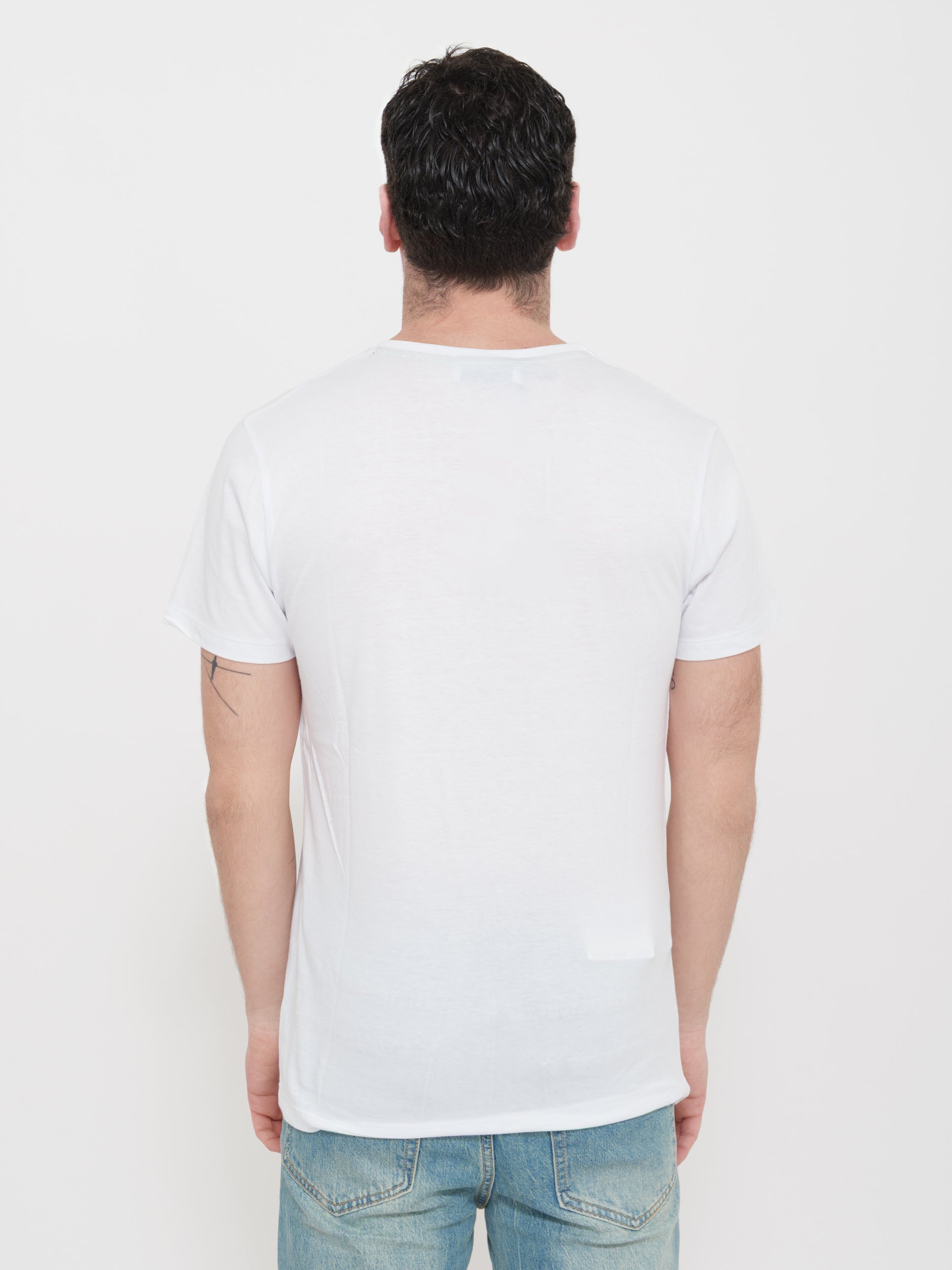 T-shirt Victor cool stampa palme 100% cotone Made in Italy