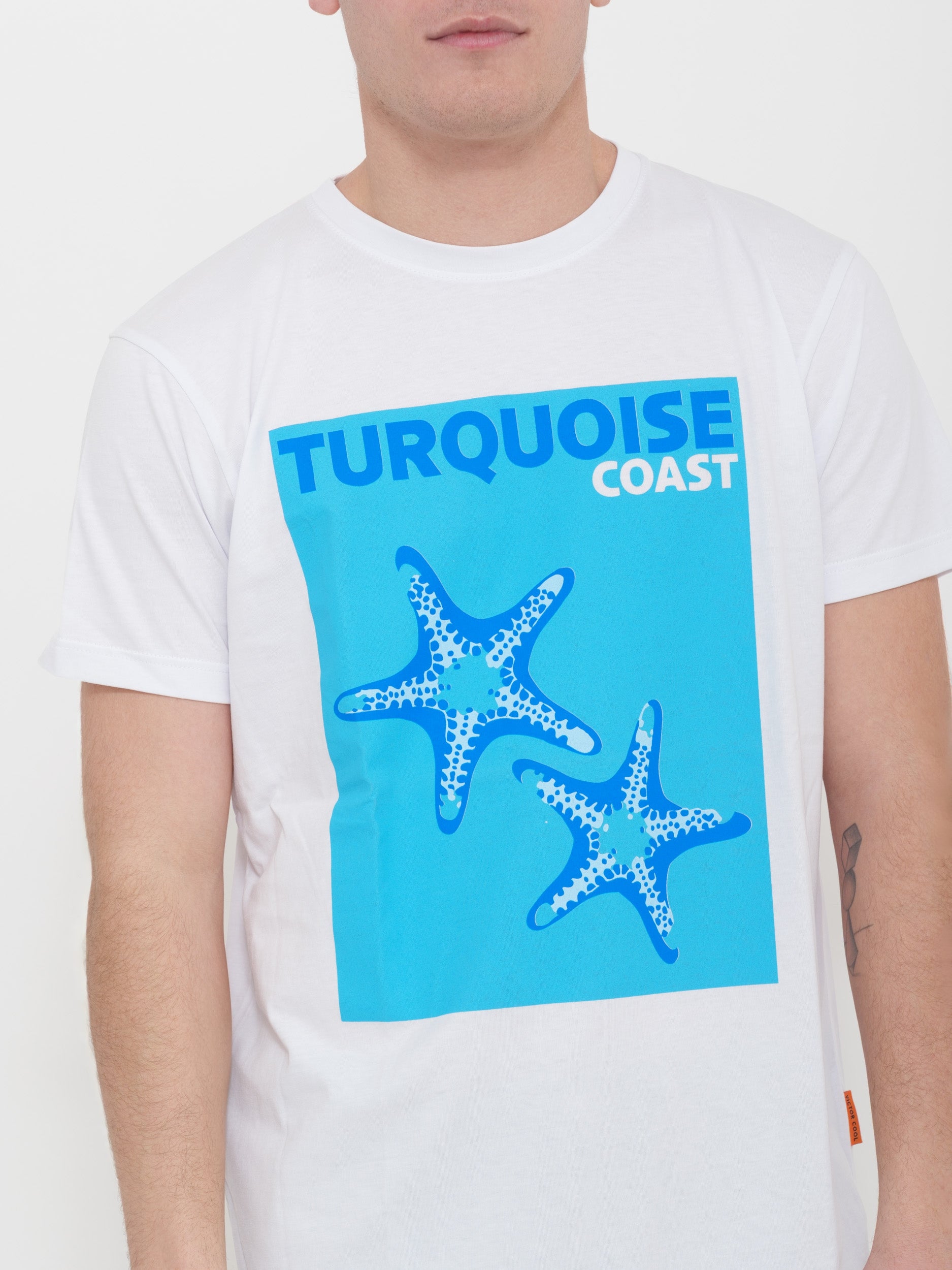 T-shirt victor cool stampa  100% cotone Made in Italy