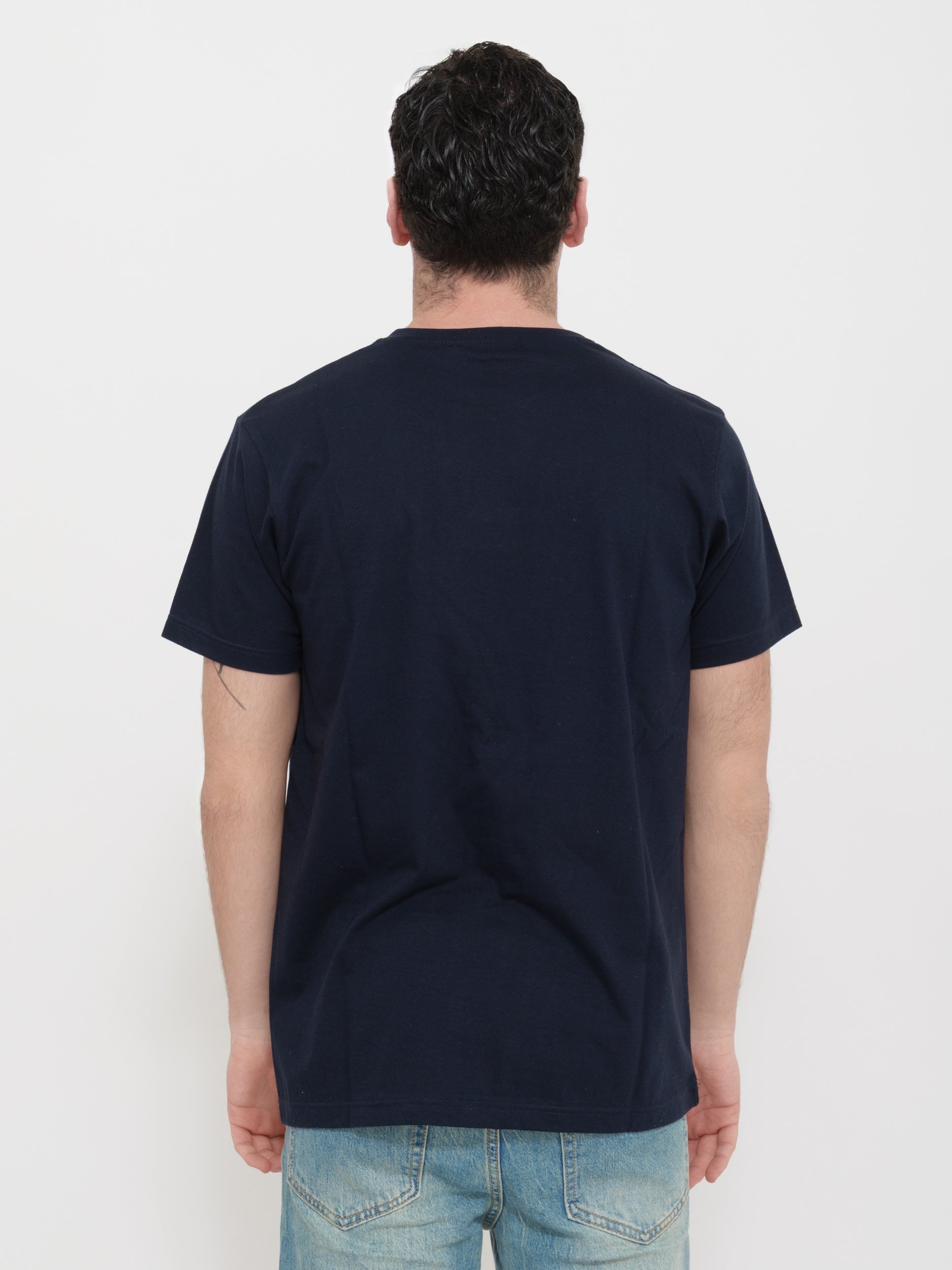 T-shirt victor cool stampa tasca Palme 100% cotone Made in Italy