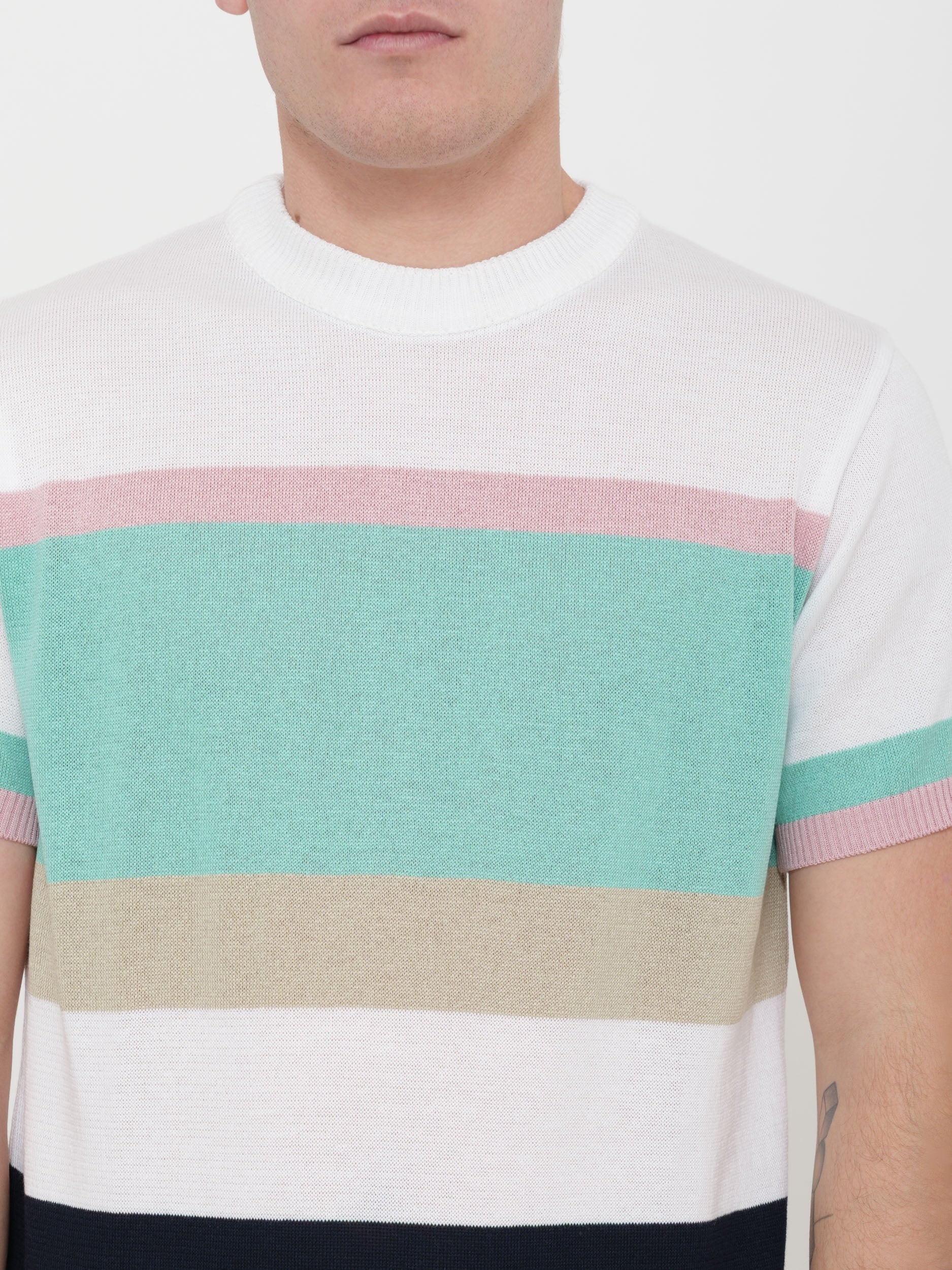 Maglia in filo manica corta victor cool 100% cotone Made in italy