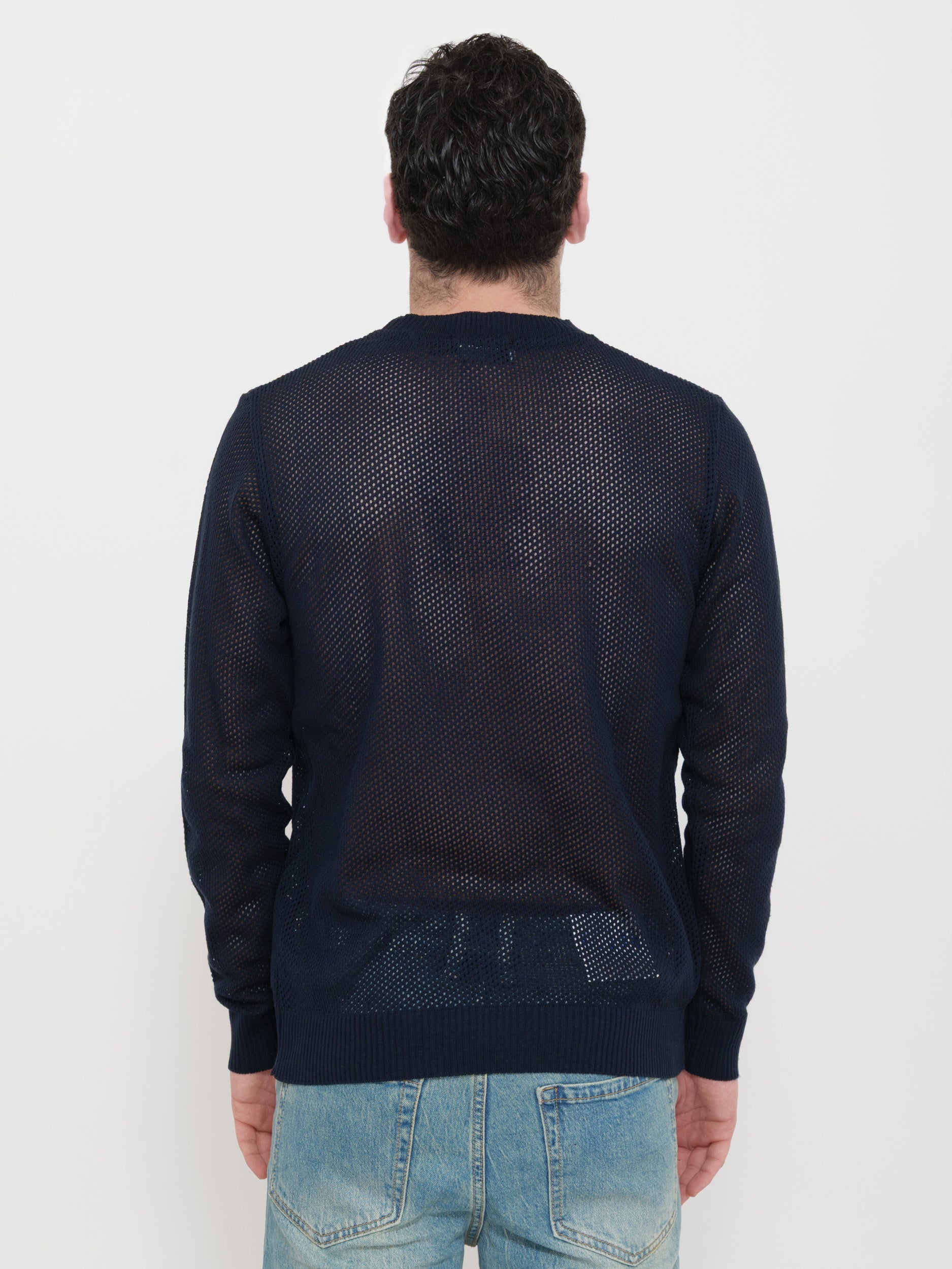 Pullover traforato Victor cool made in Italy 100% cotone