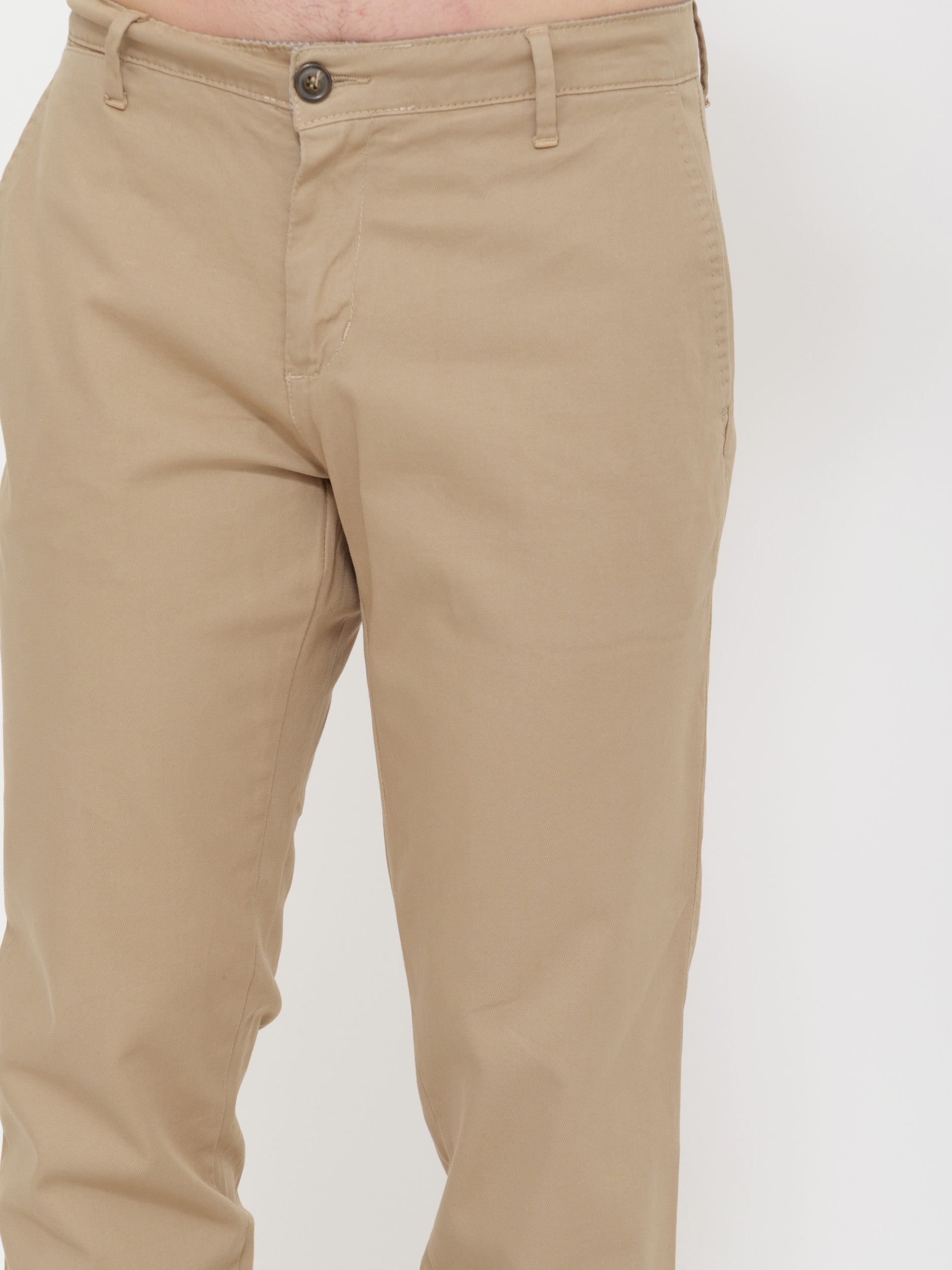 Pantalone victor cool nocciola classic fit