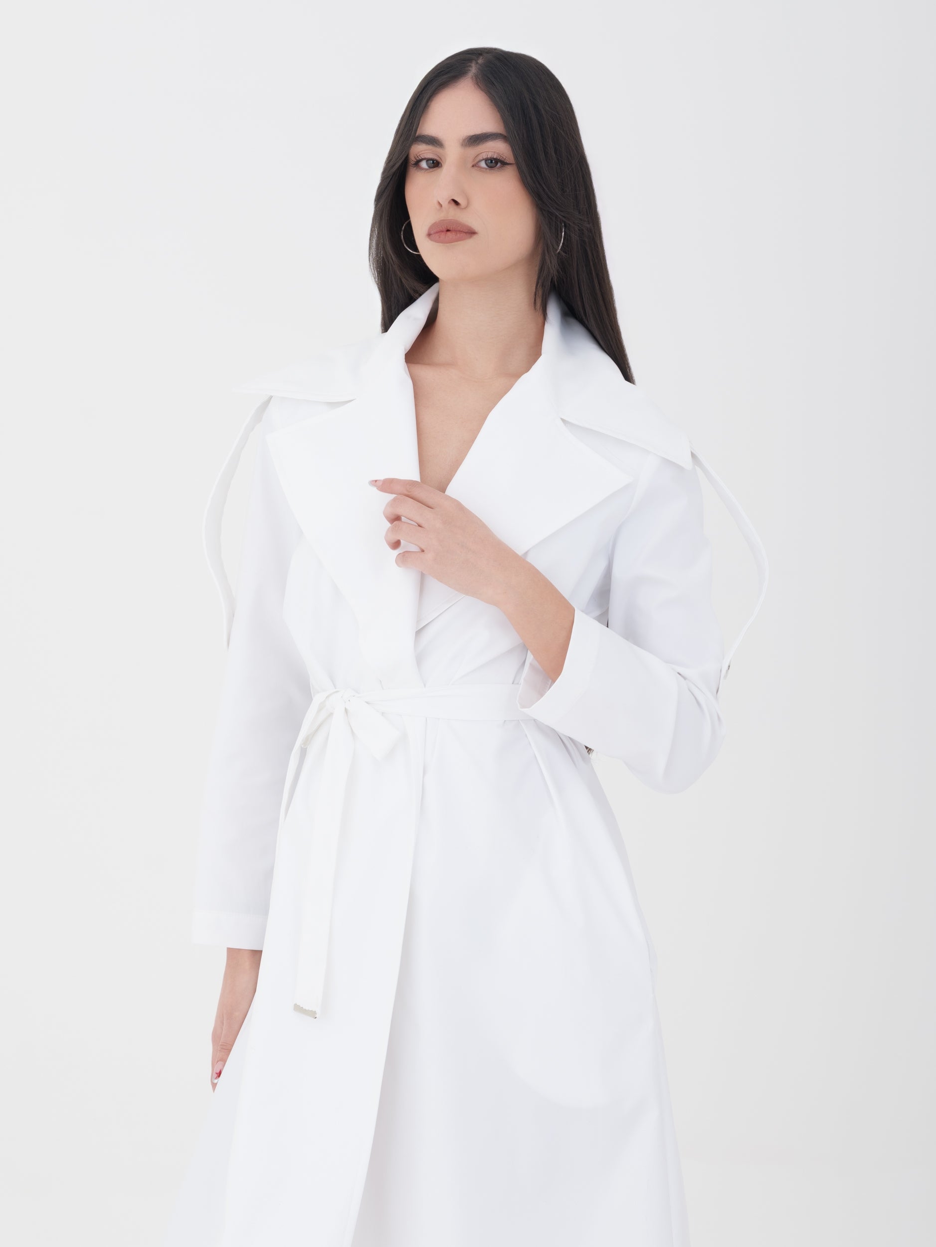 Trench bianco celye