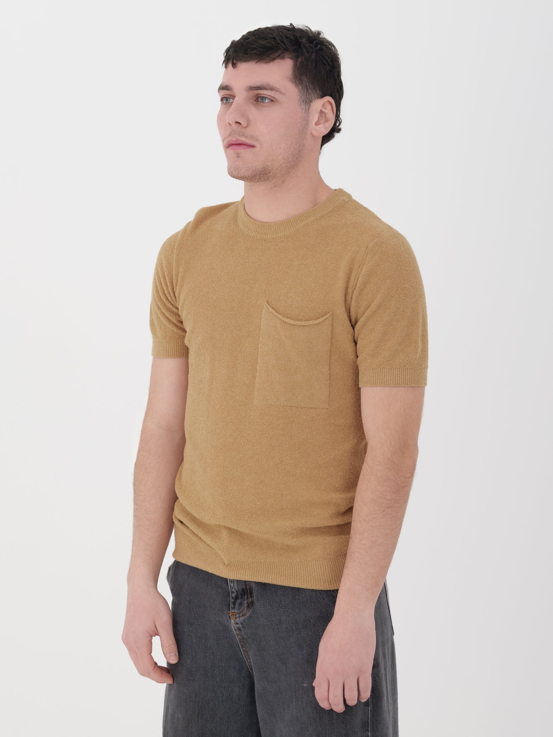 Imperial - pullover maniche corte brown