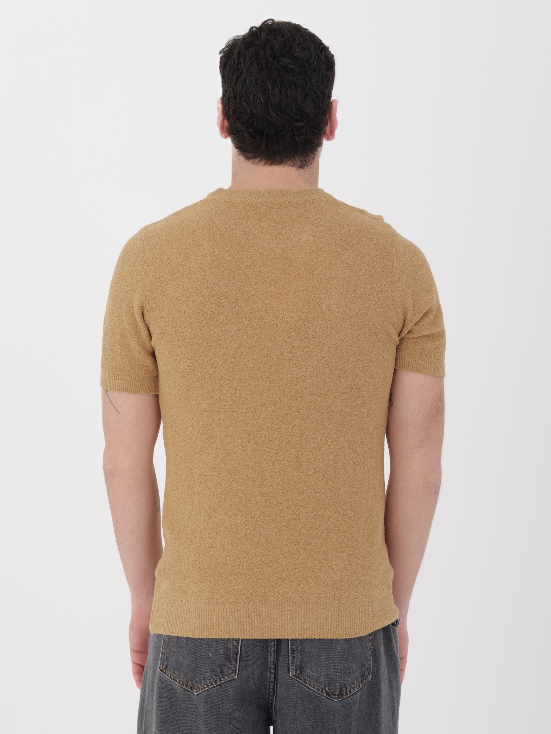 Imperial - pullover maniche corte brown