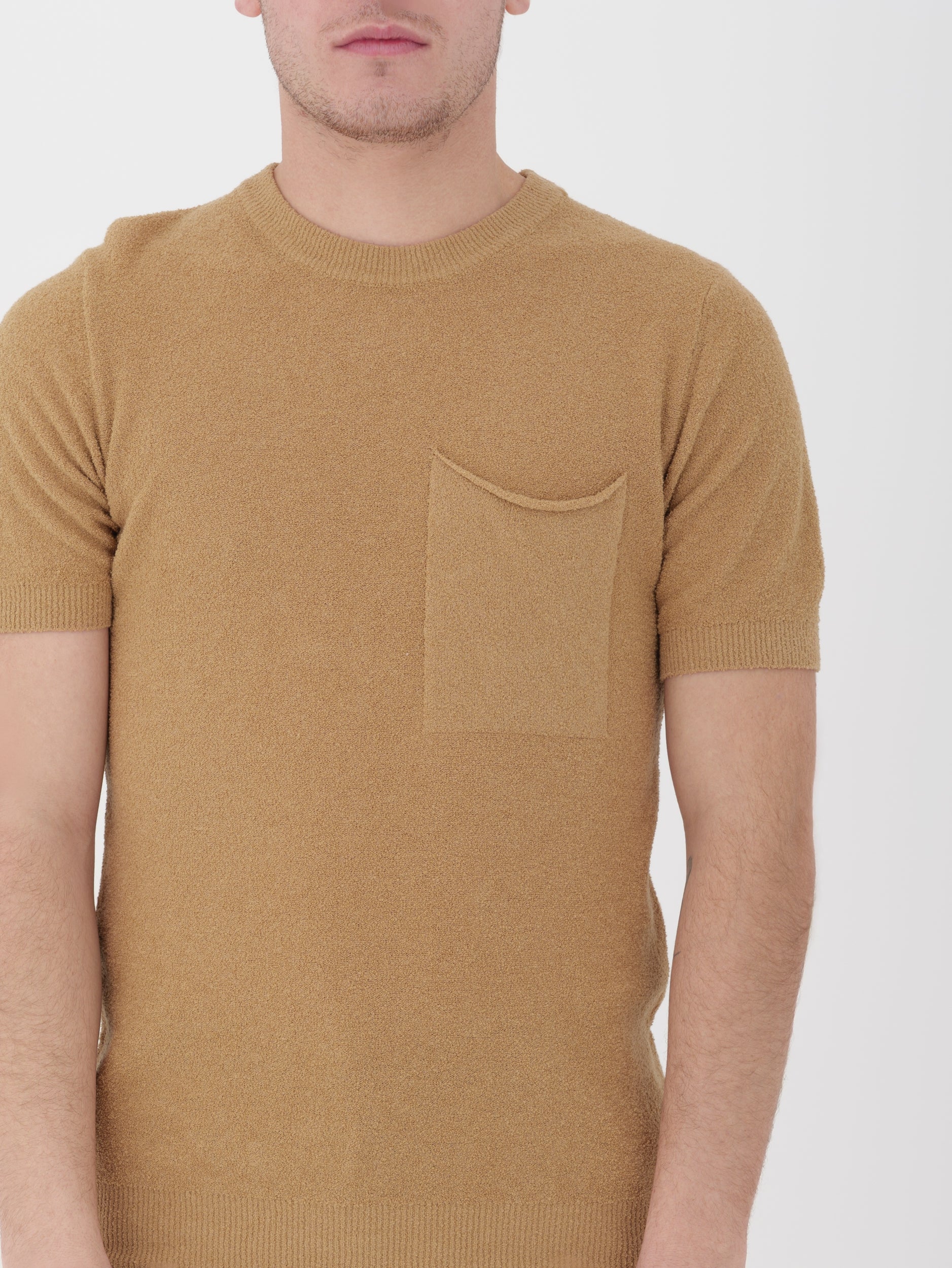 Imperial - pullover maniche corte brown