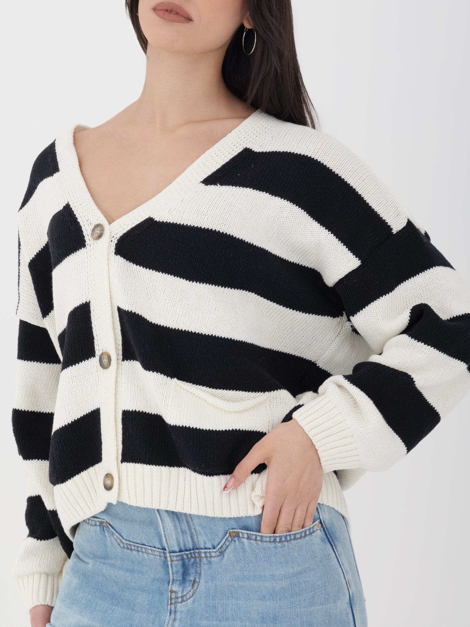 Cardigan Tensione in righe