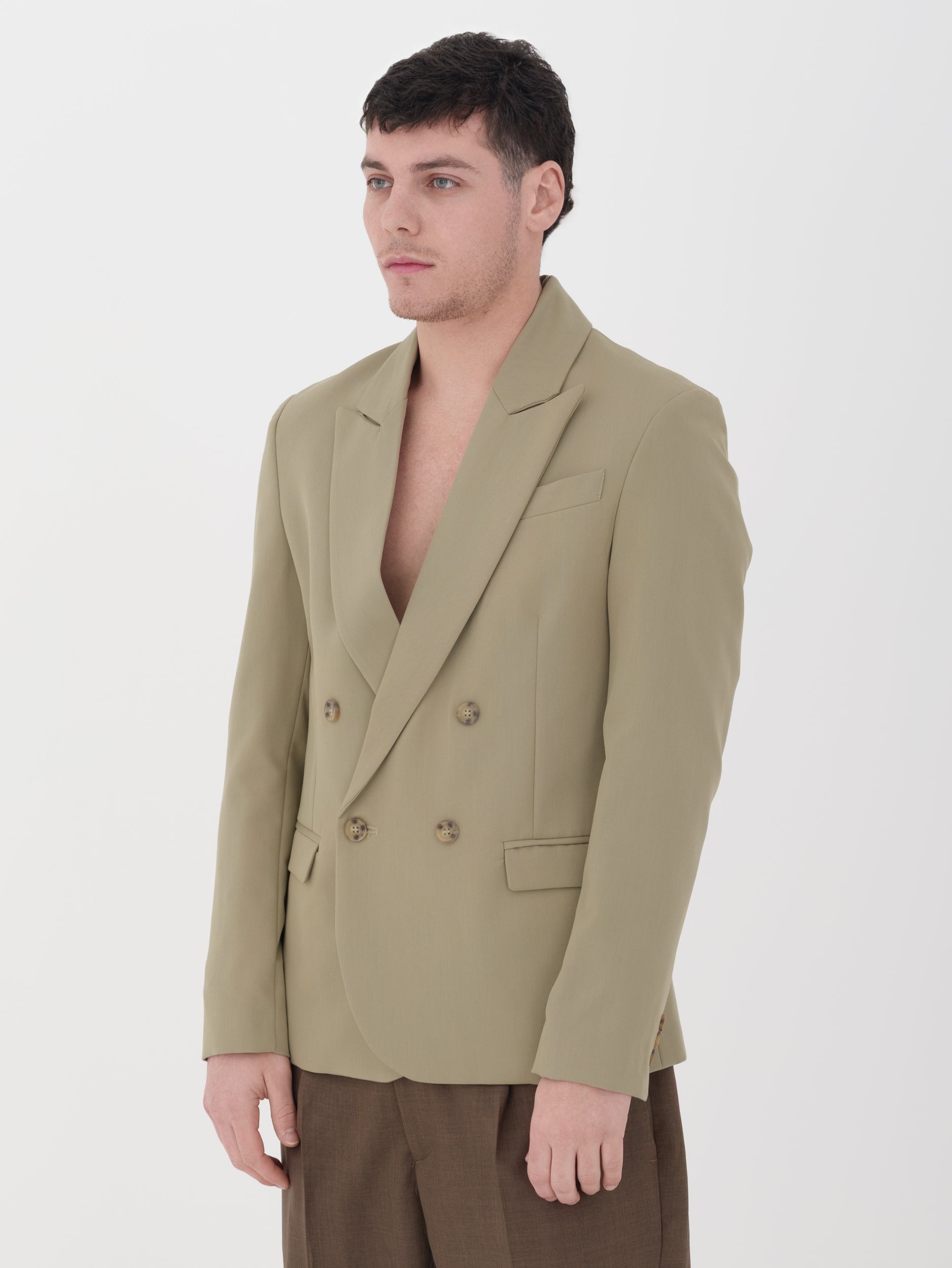 "IRAS" MID-SEASON GREEN JACKET