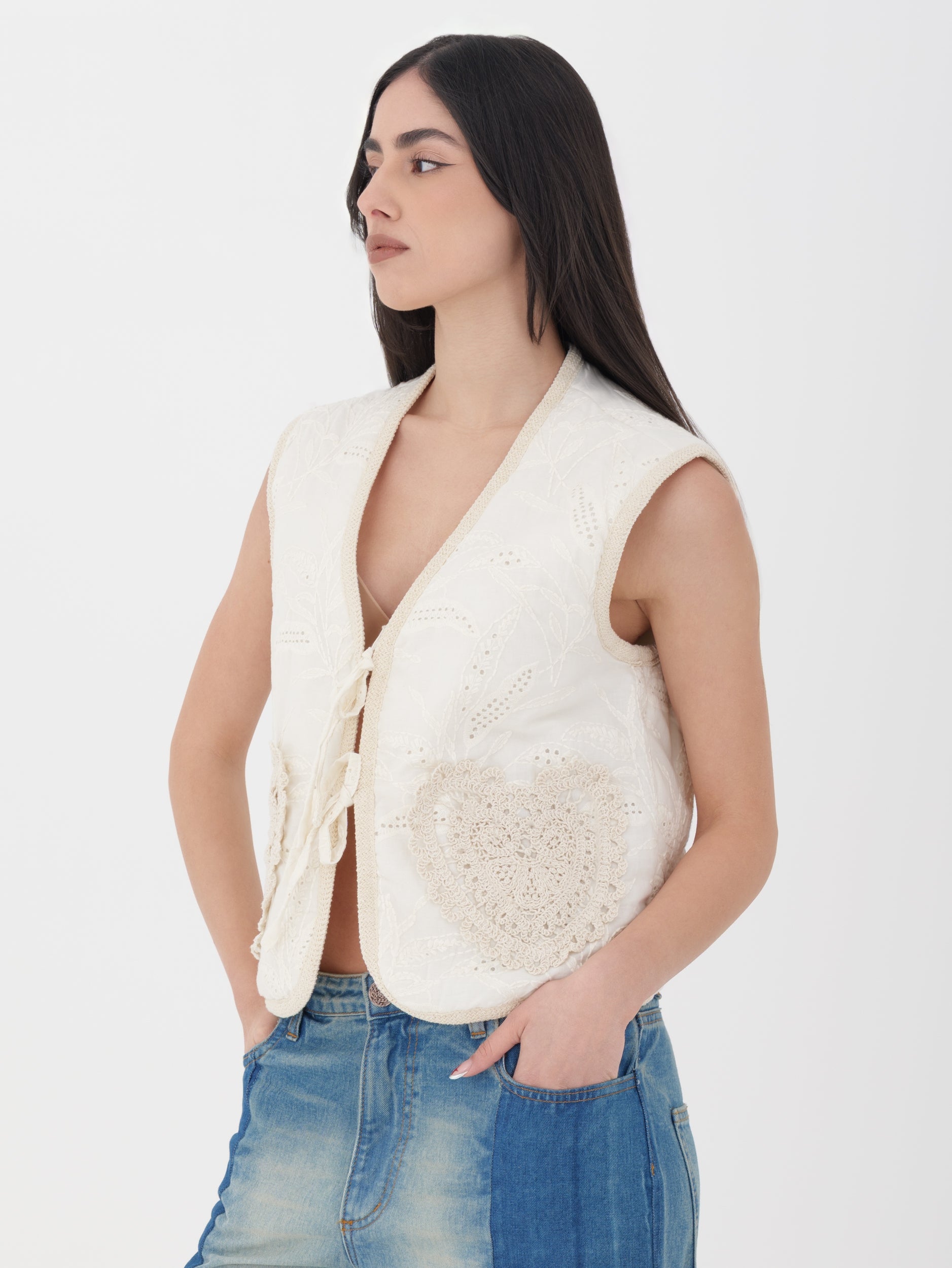 Gilet tensione in fantasia