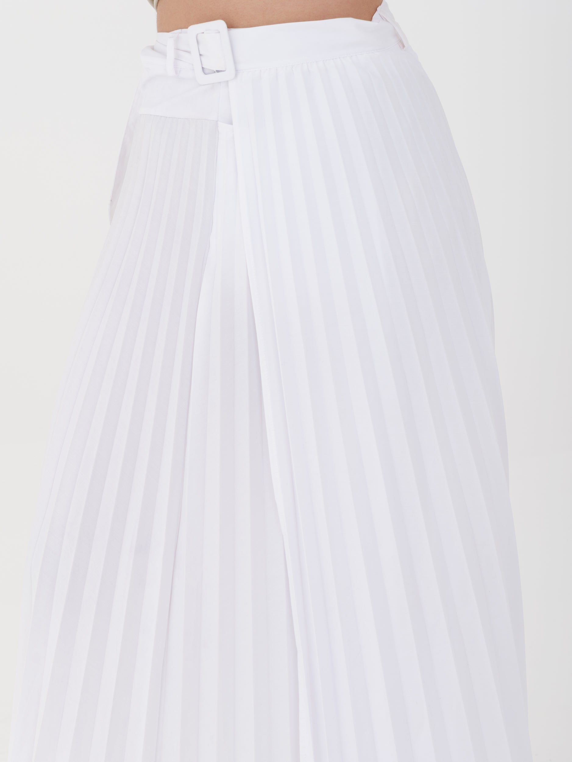 Gonna tensione in plissé