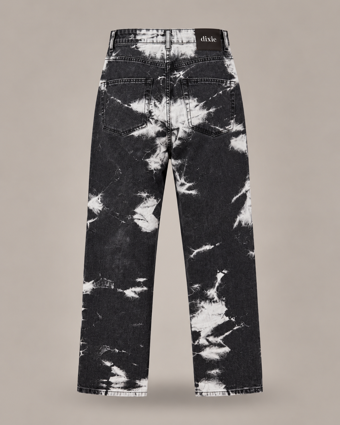 DIXIE - Jeans Black Acid Wash