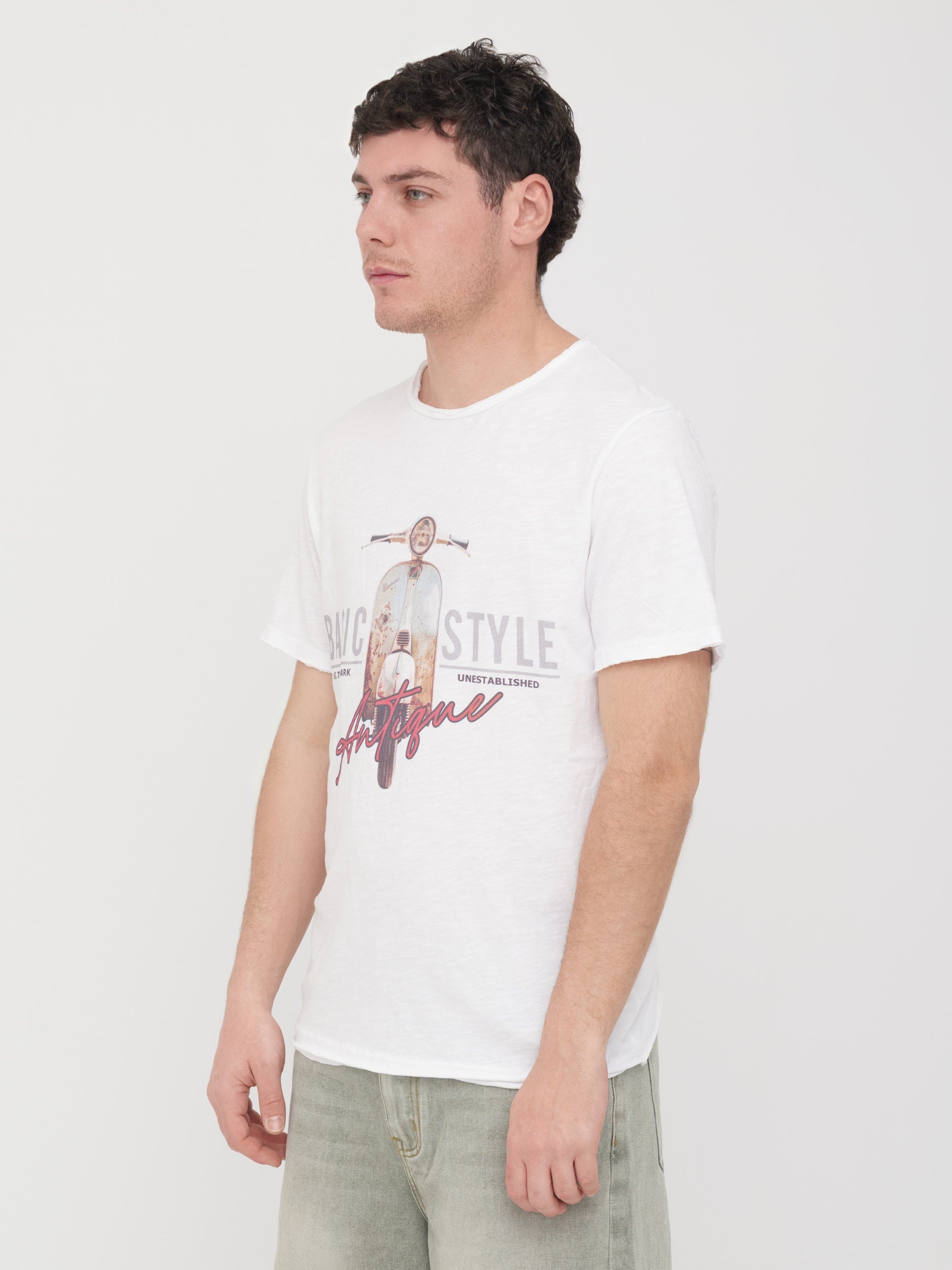 IMPERIAL - t-shirt white con stampa