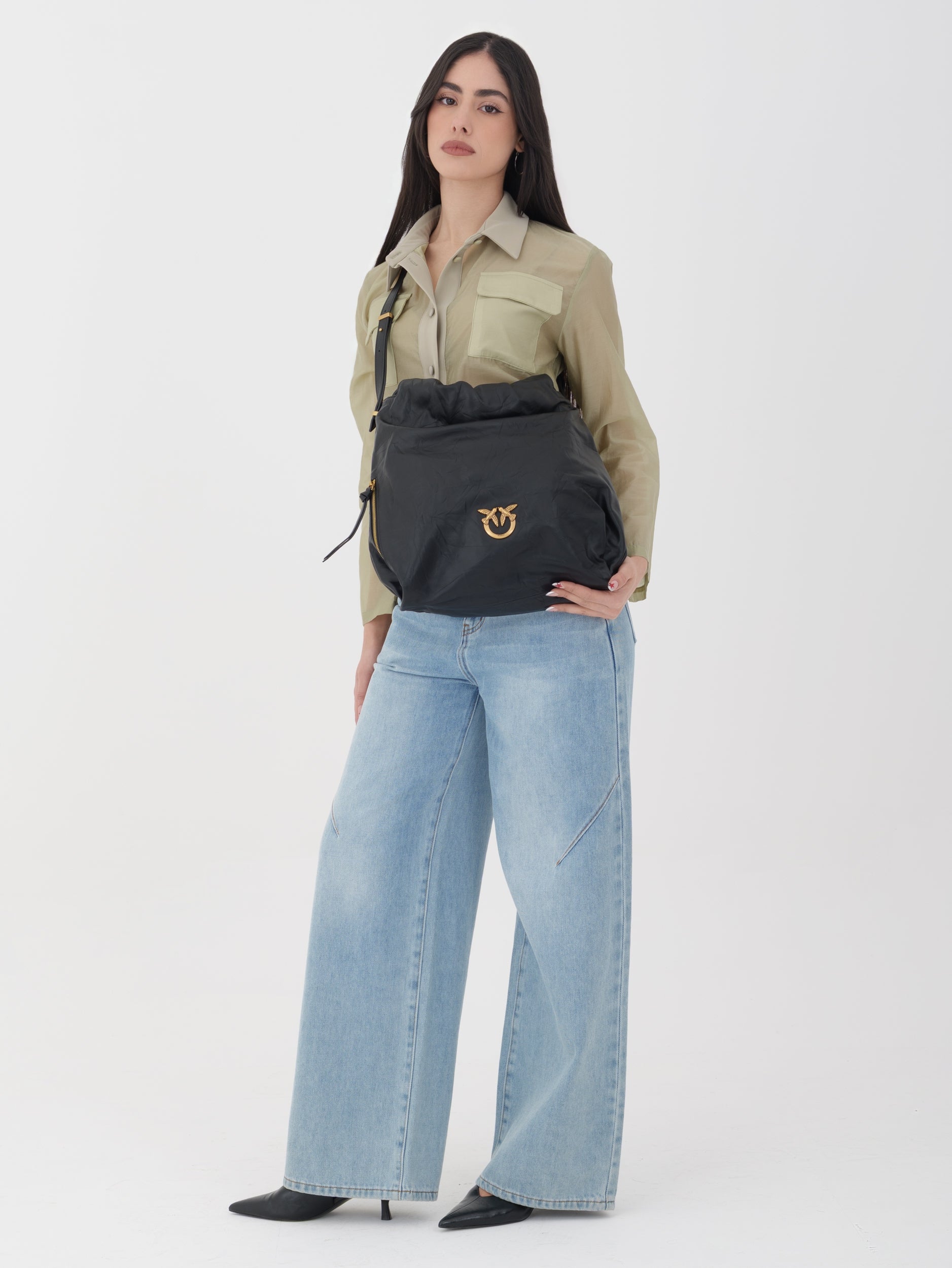 Pinko
SLOUCHY CLASSIC - Borsa a mano - nero/antique gold