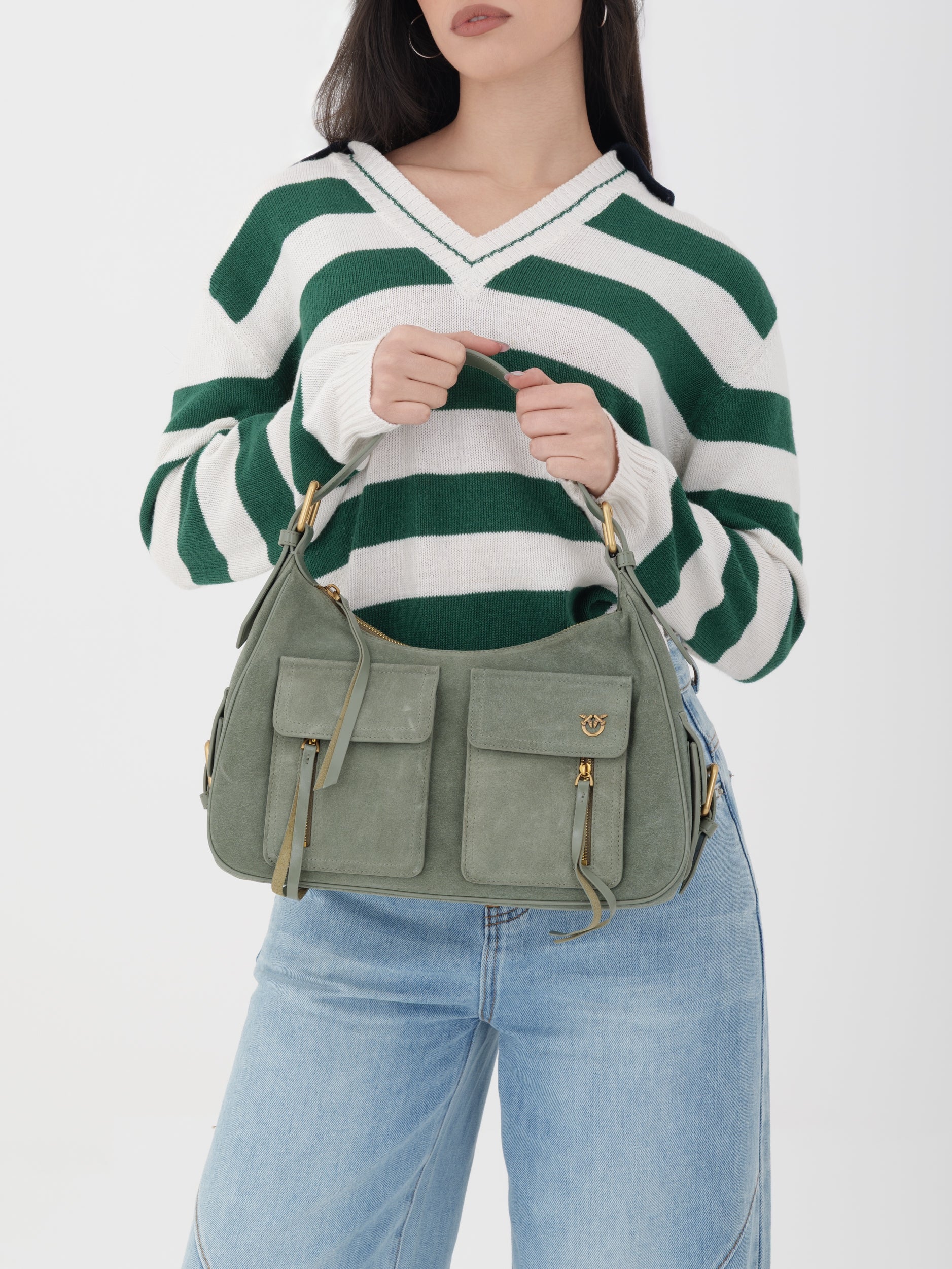 Pinko
Borsa a mano - smoke grey/ antique gold