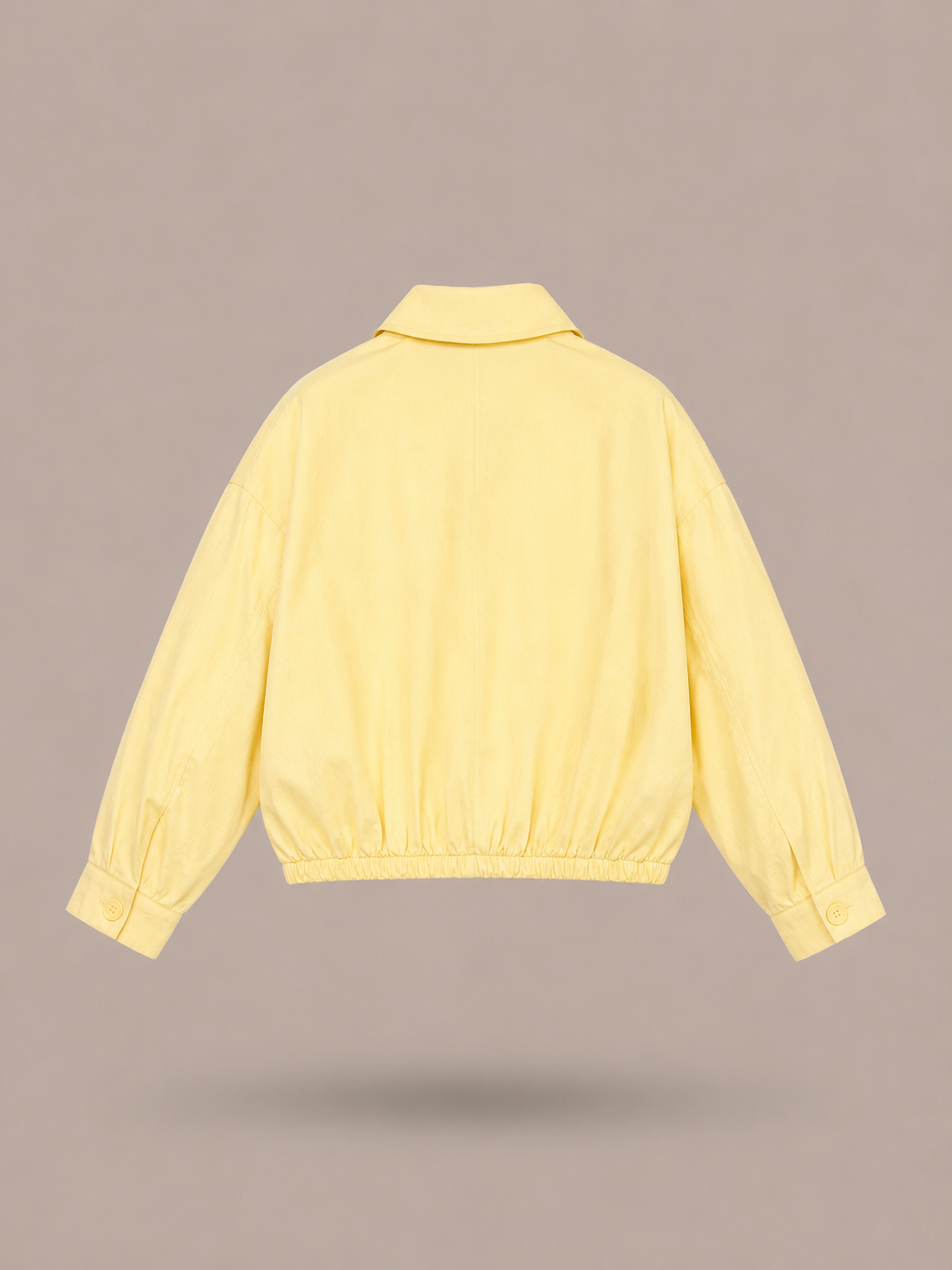 HAVEONE - giacca corta giallo chiaro