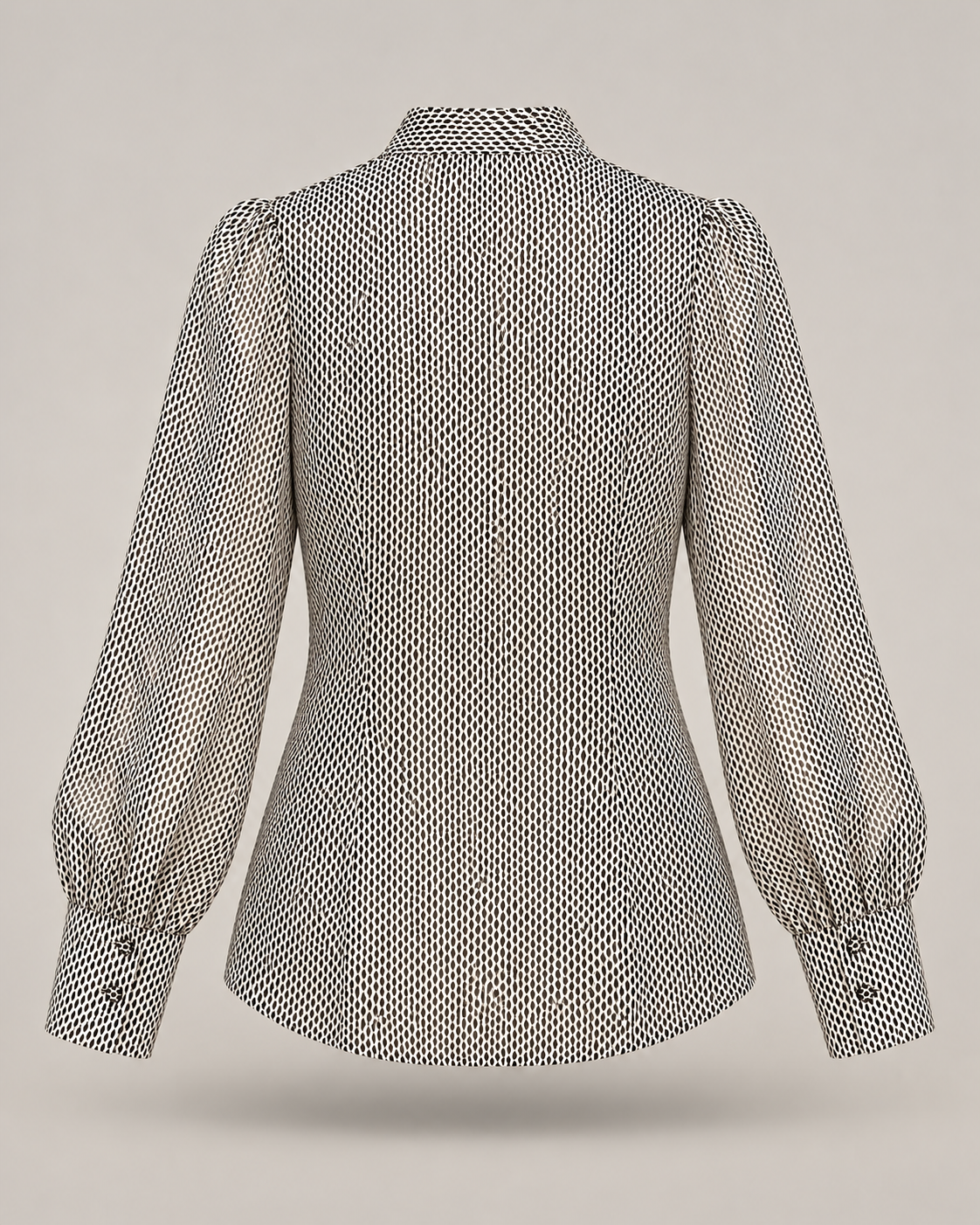 NENETTE - Camicia Flock con fiocco