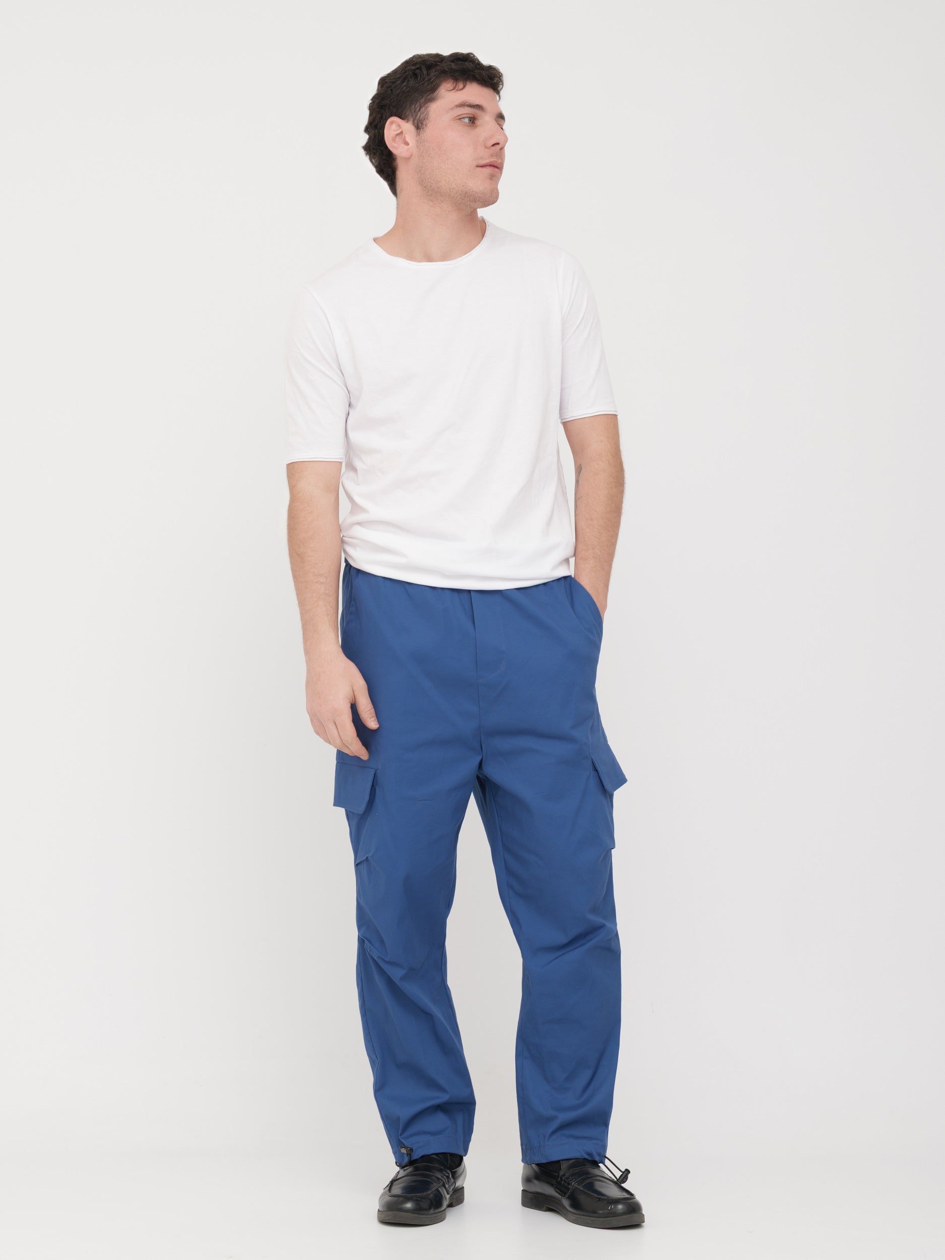 IMPERIAL - pantalone cargo blu