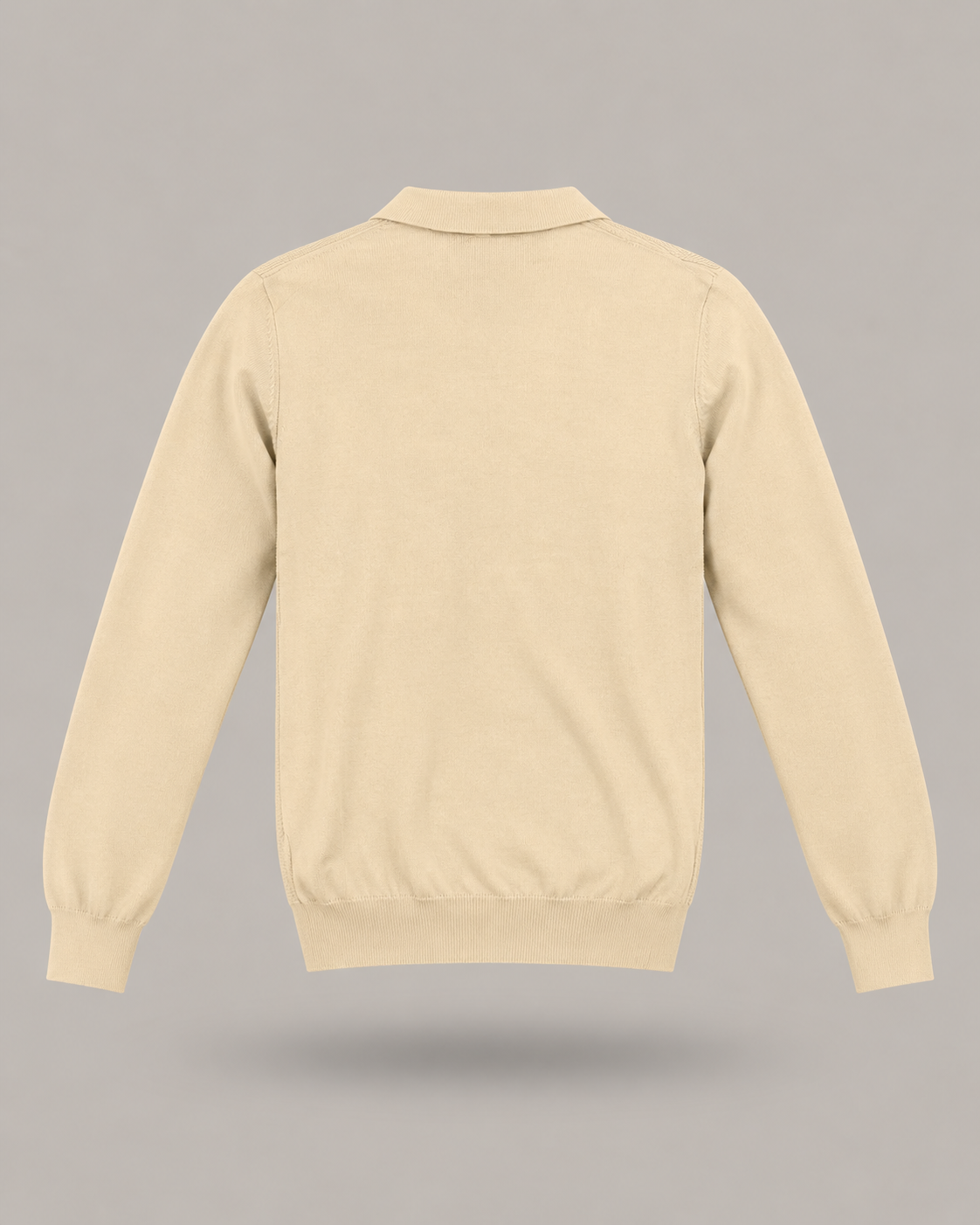 BRUNO LEONI - polo in viscosa beige