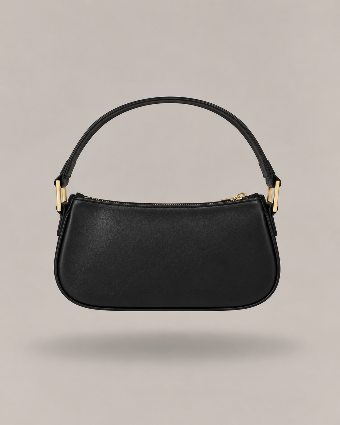 BLUMARINE - borsa a spalla nera in pelle