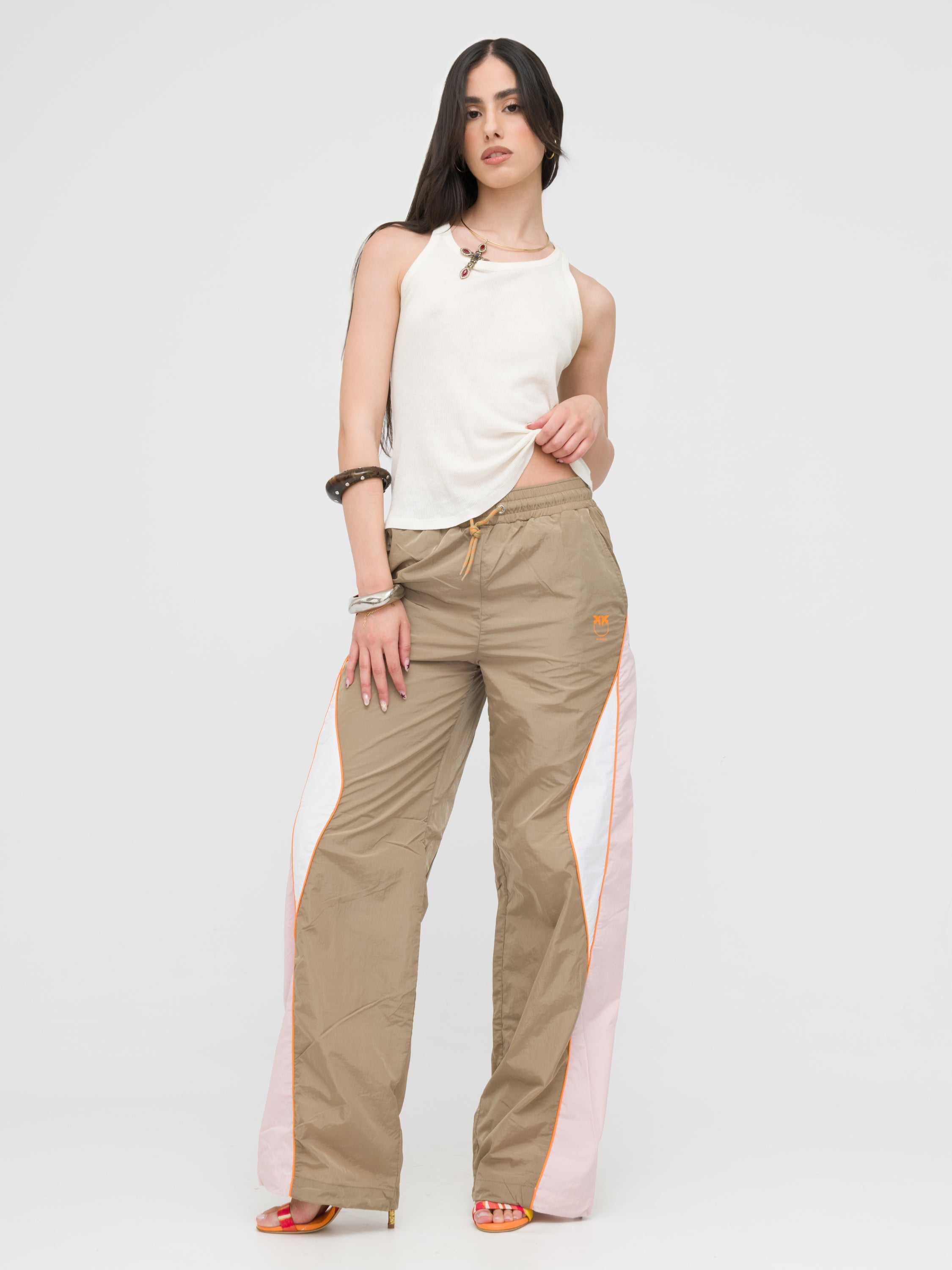 PINKO - pantalone wide leg tecnico