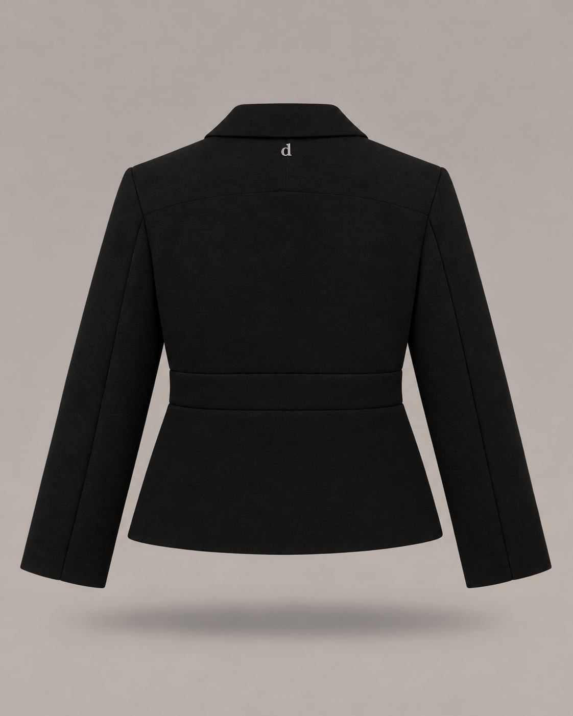 DIXIE - blazer felpato con spilla gioiello