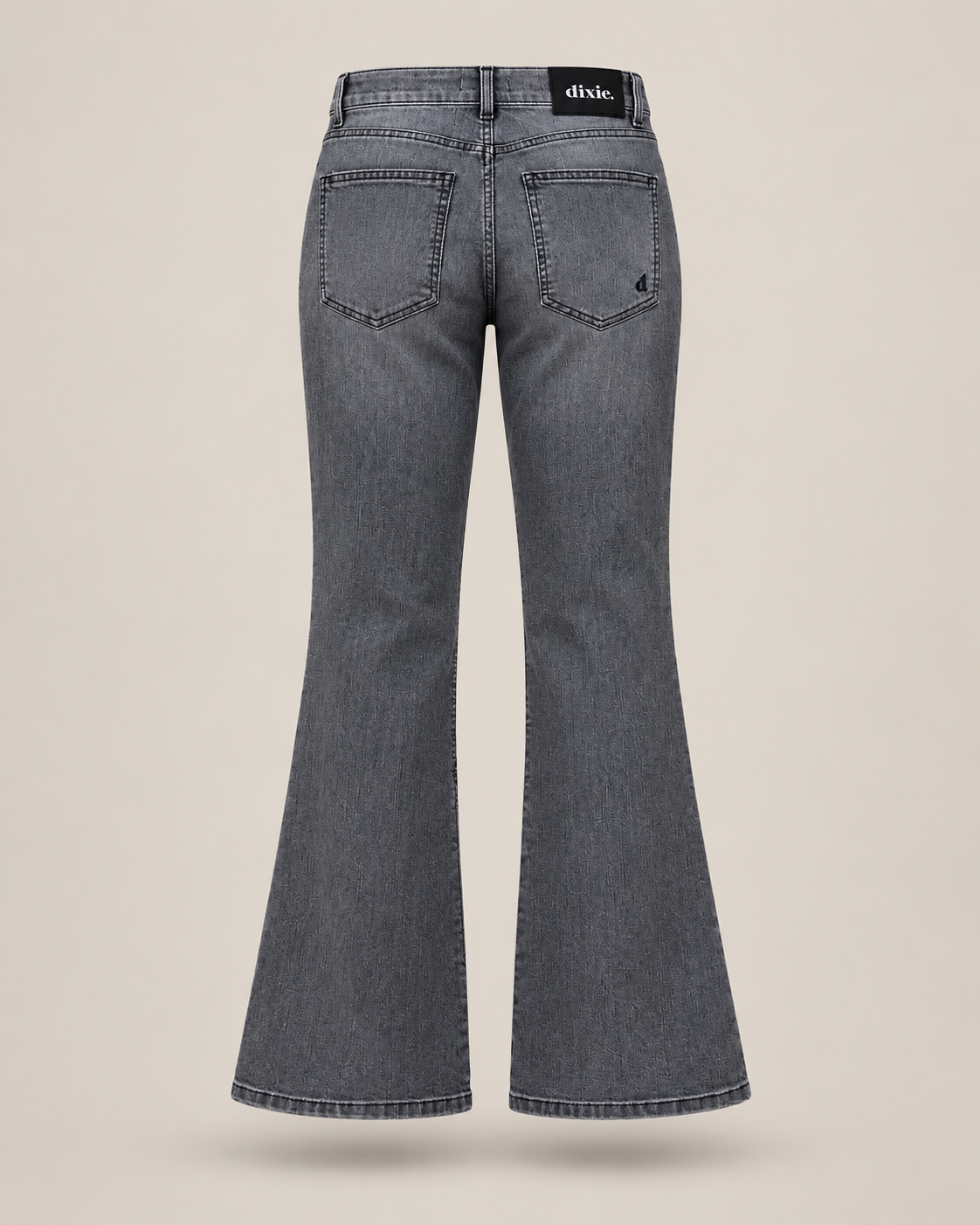 DIXIE - Jeans Flare Grigio