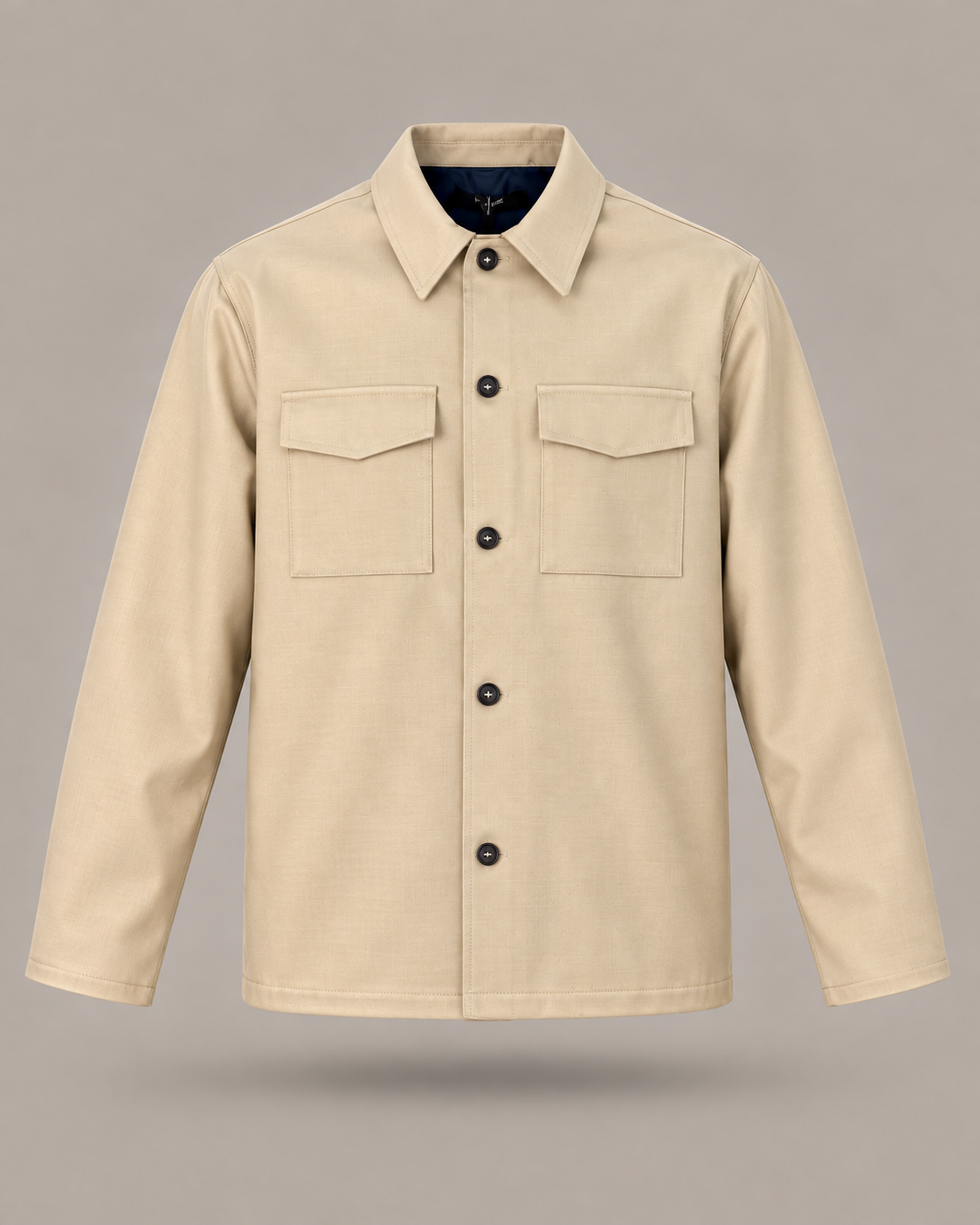 GOLDEN CRAFT - Overshirt beige sabbia