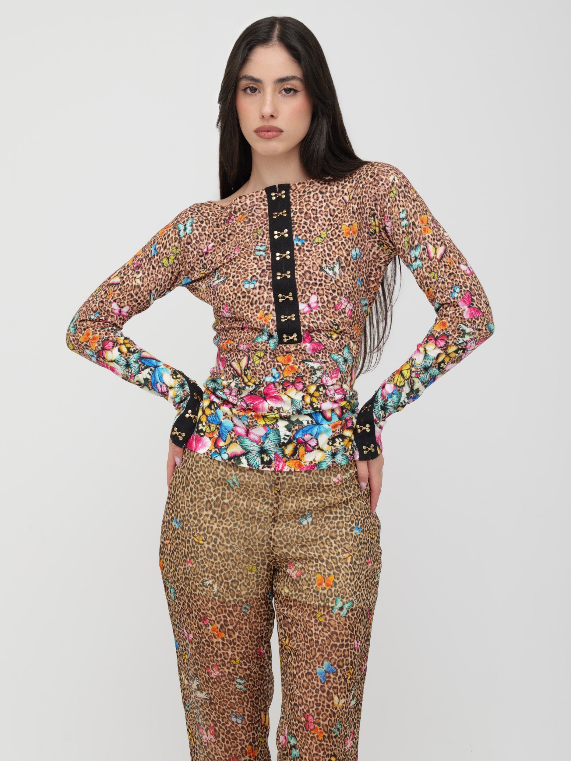 BLUGIRL | BLUMARINE - maglia fantasia animalier