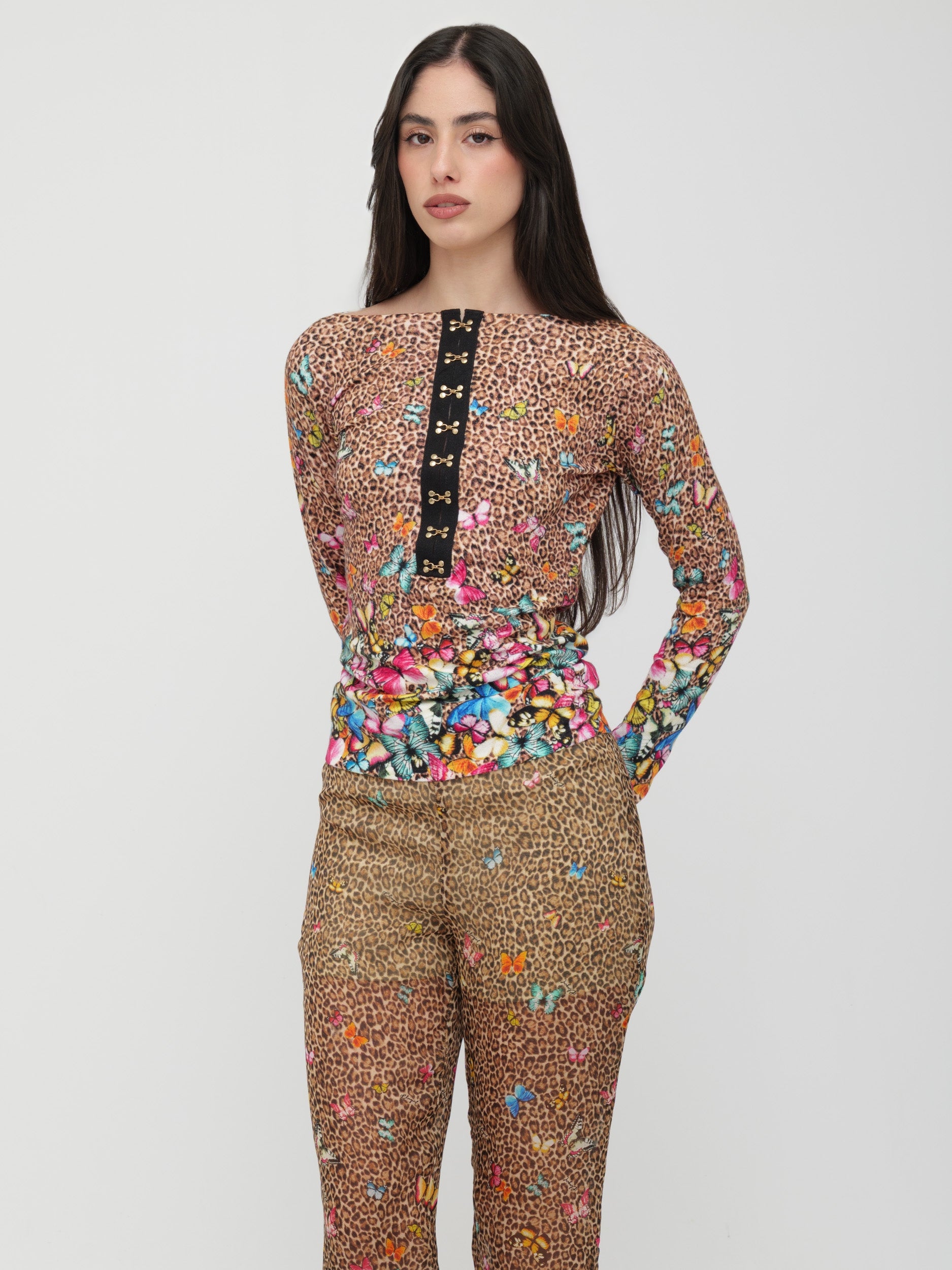 BLUGIRL | BLUMARINE - maglia fantasia animalier