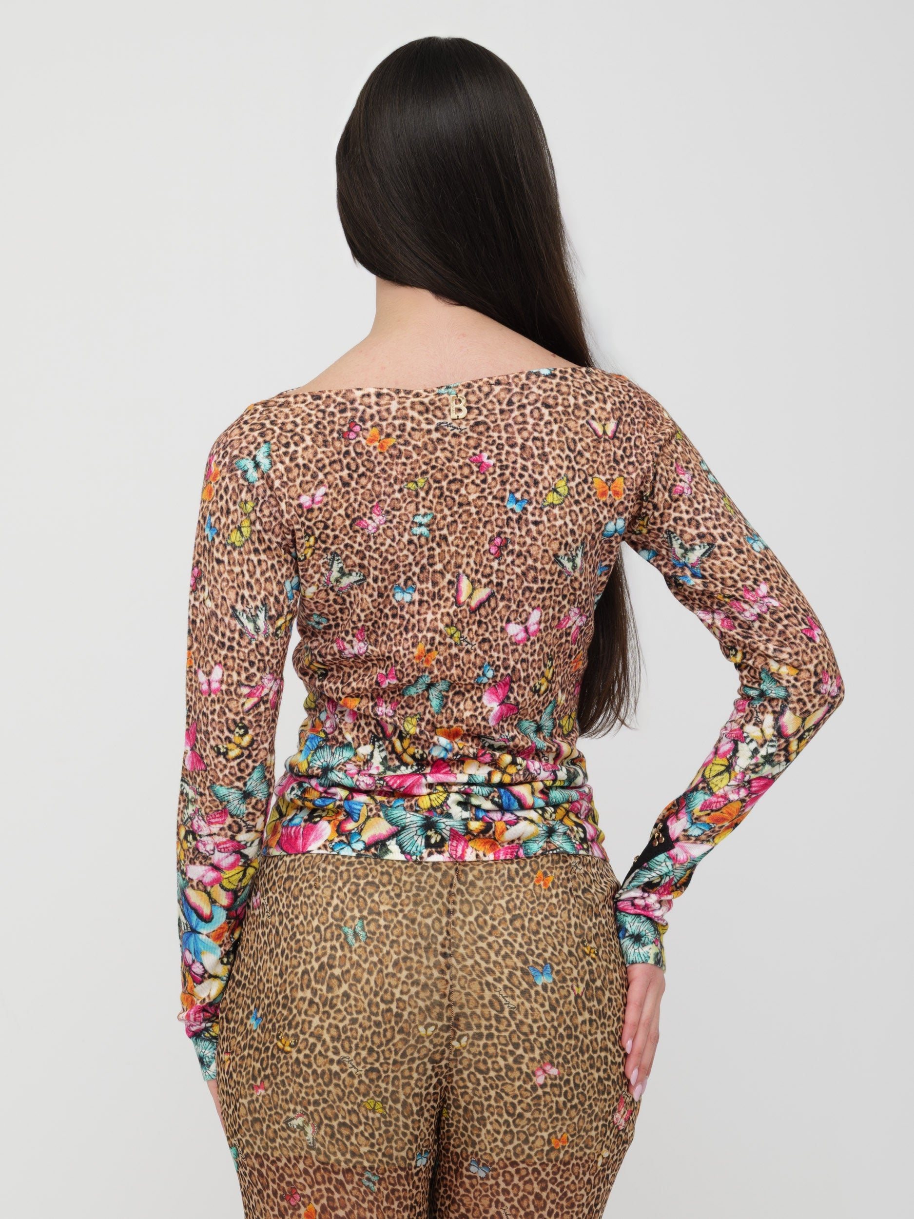 BLUGIRL | BLUMARINE - maglia fantasia animalier