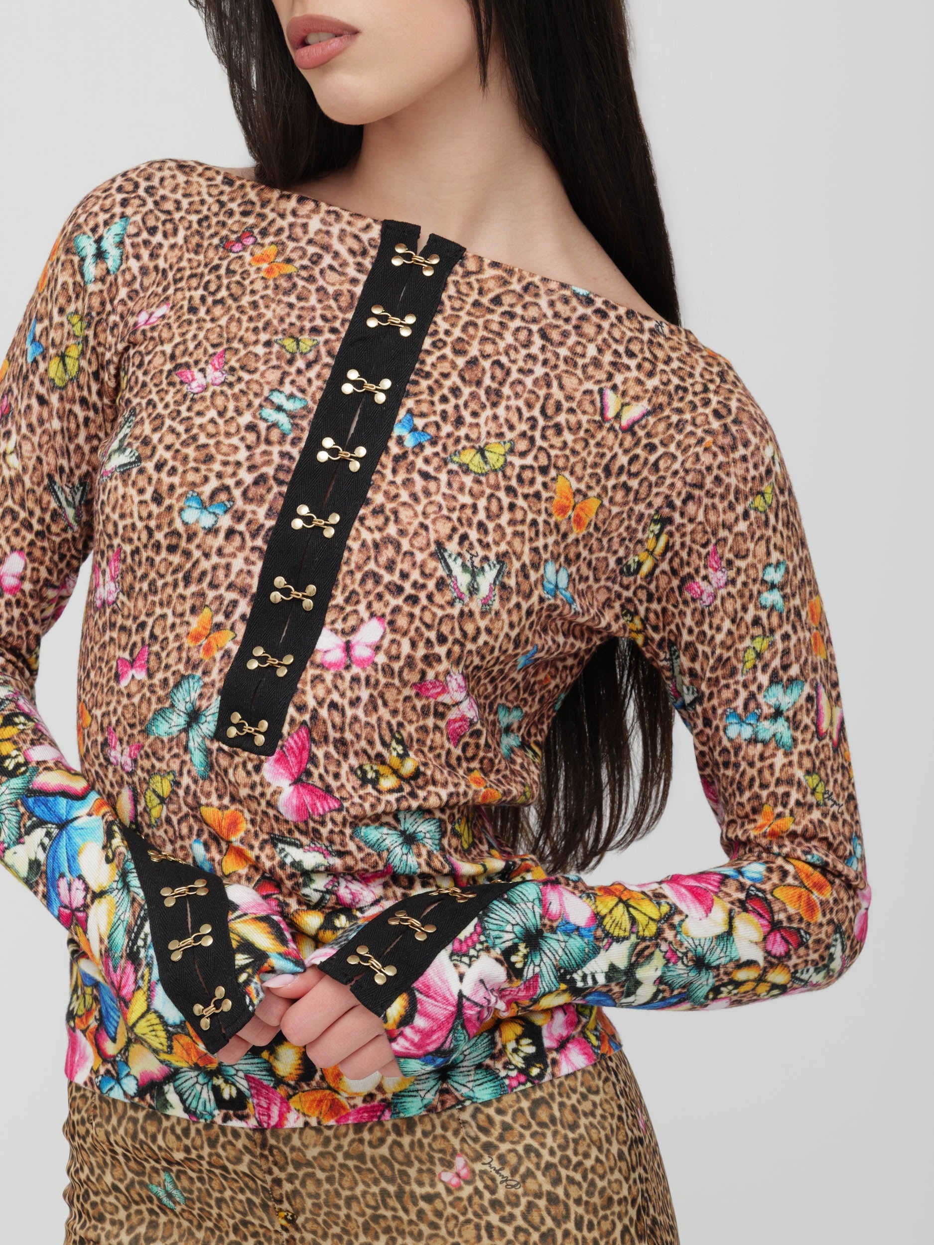 BLUGIRL | BLUMARINE - maglia fantasia animalier