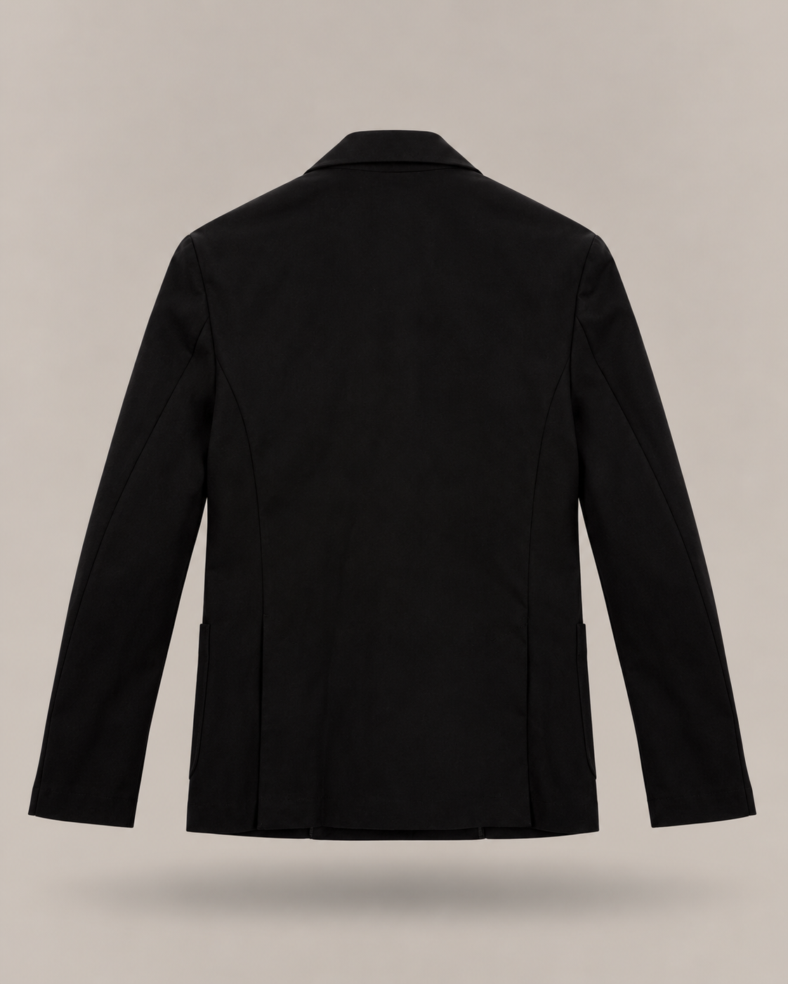 IMPERIAL - blazer doppiopetto nera con revers a punta