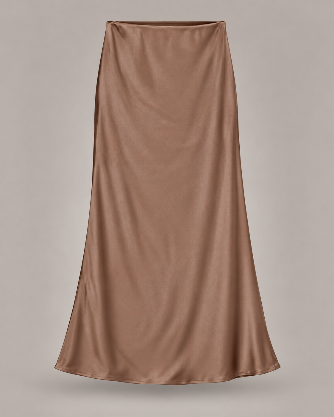 DIXIE - Gonna Maxi Satin Taupe