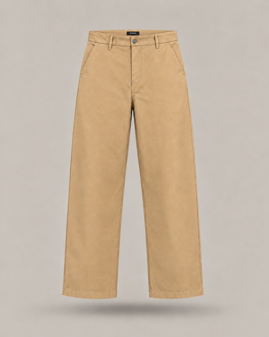 IMPERIAL - Pantaloni cammello wide leg