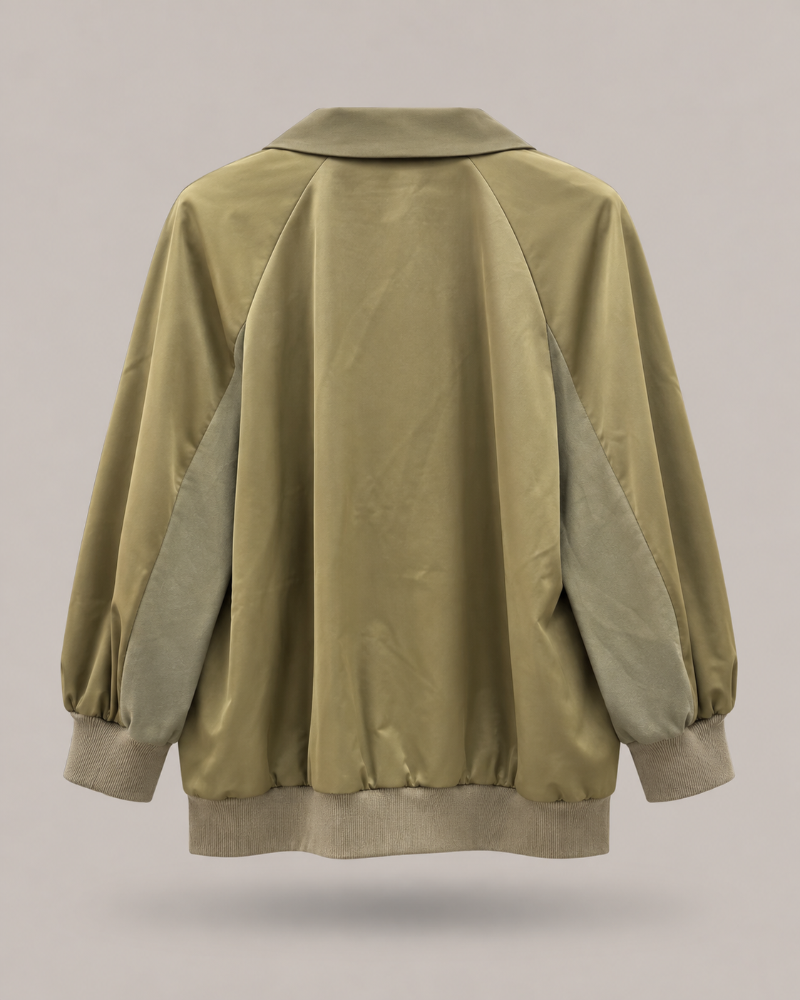 HAVEONE - blazer verde dettaglio manica a sbuffo