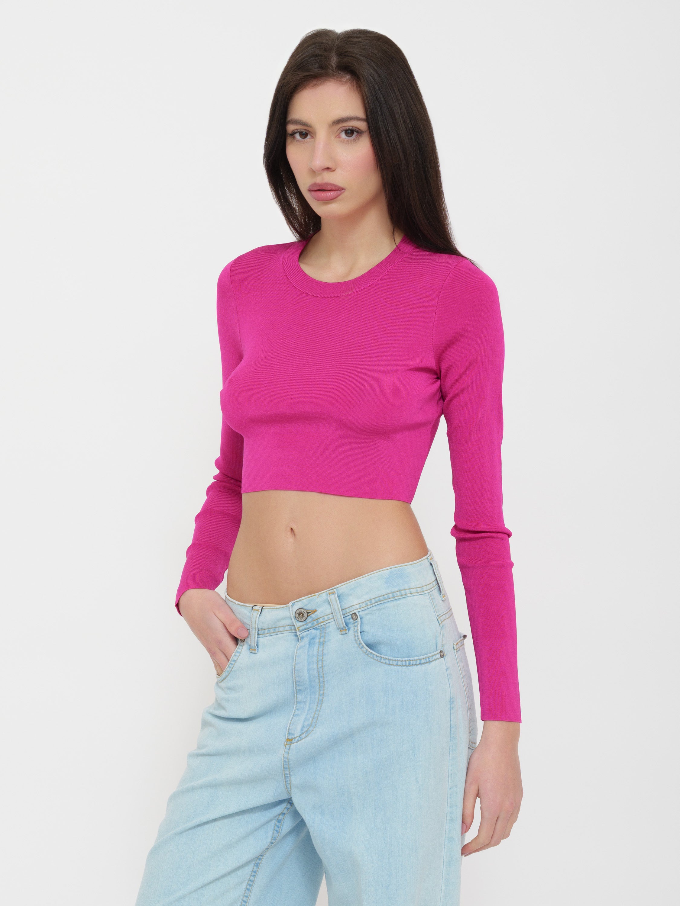 LILAC SHORT SLEEVED SWEATER