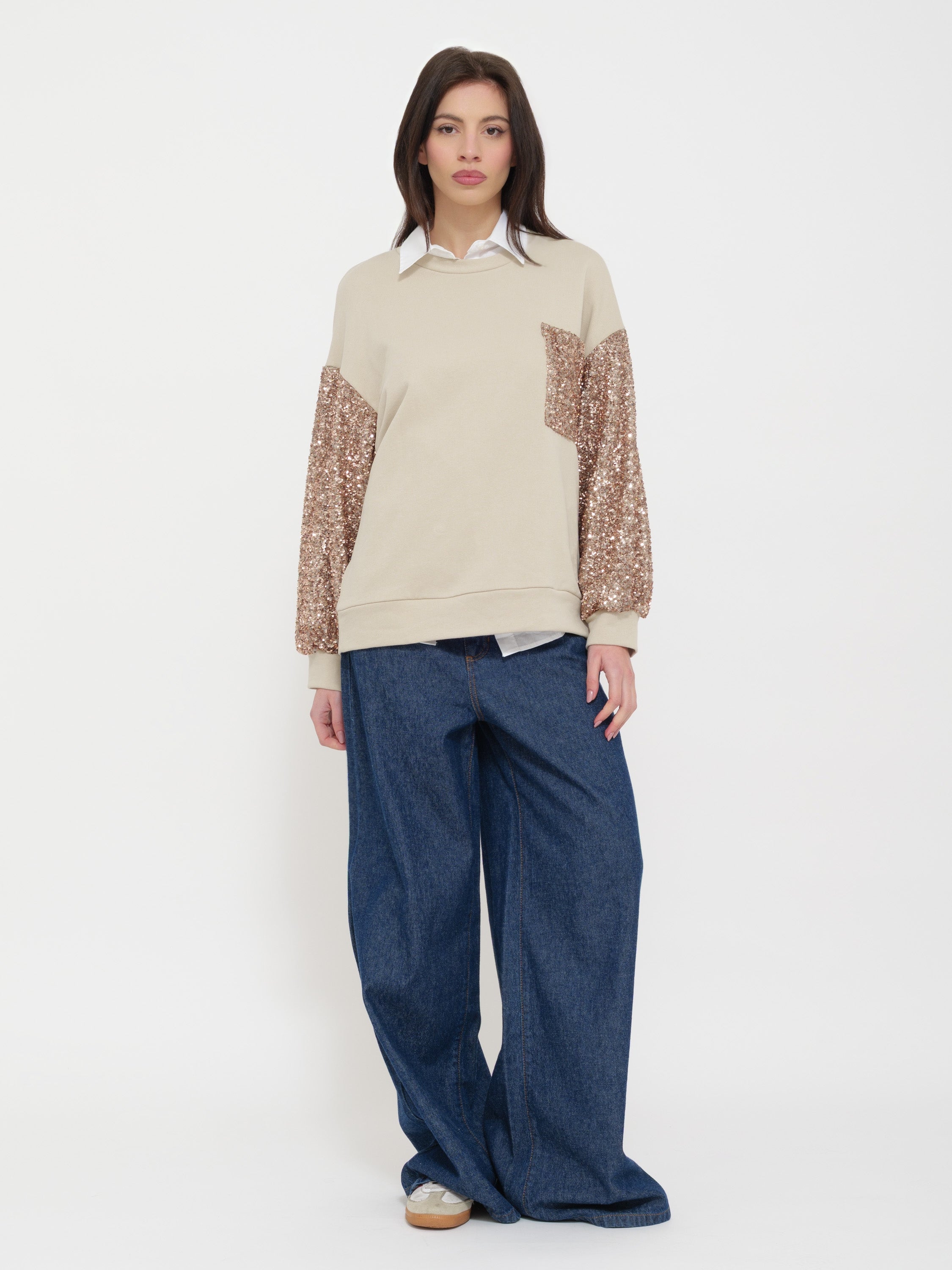 Felpa Dixie paillettes