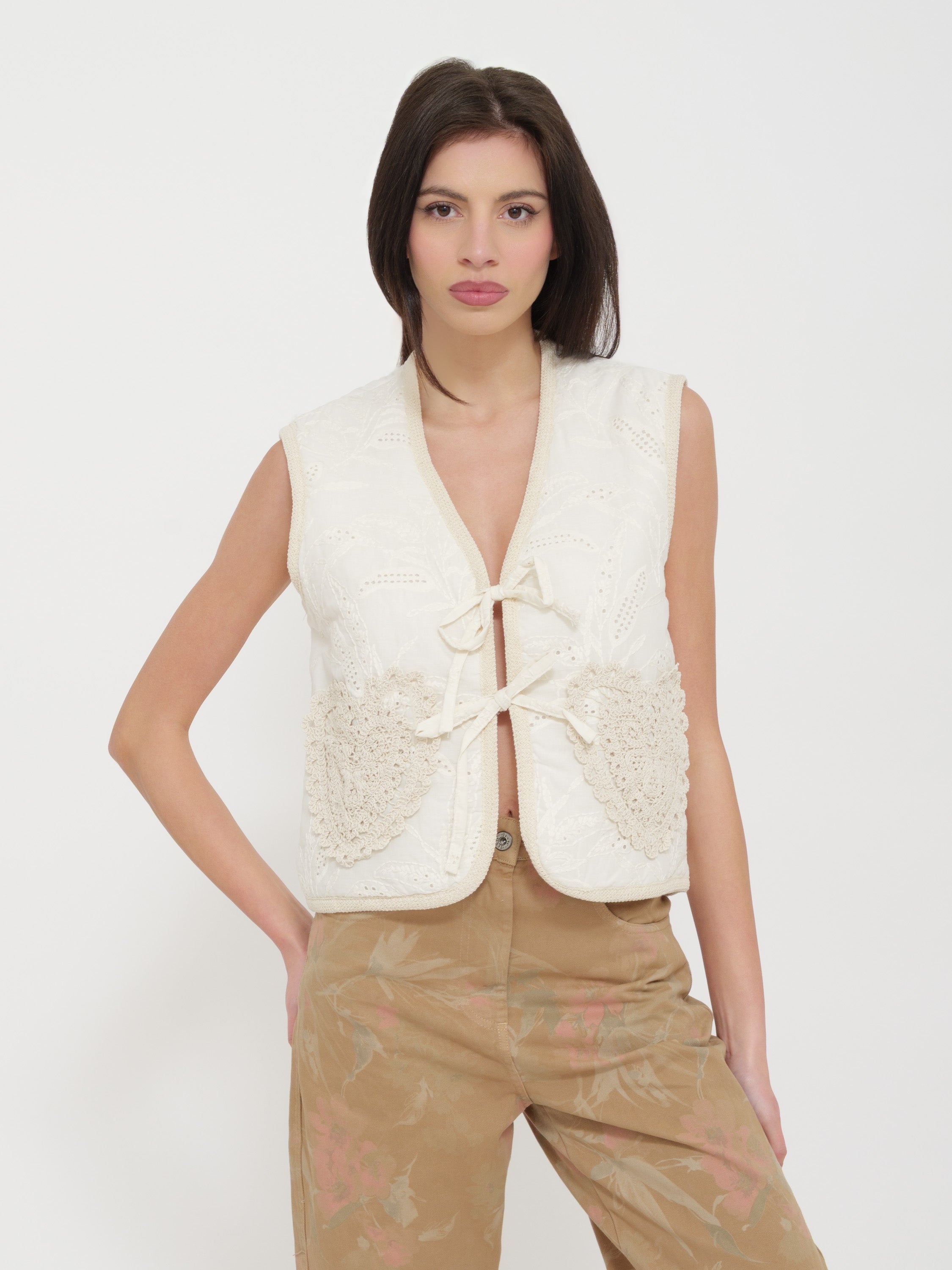 Gilet panna over Dixie