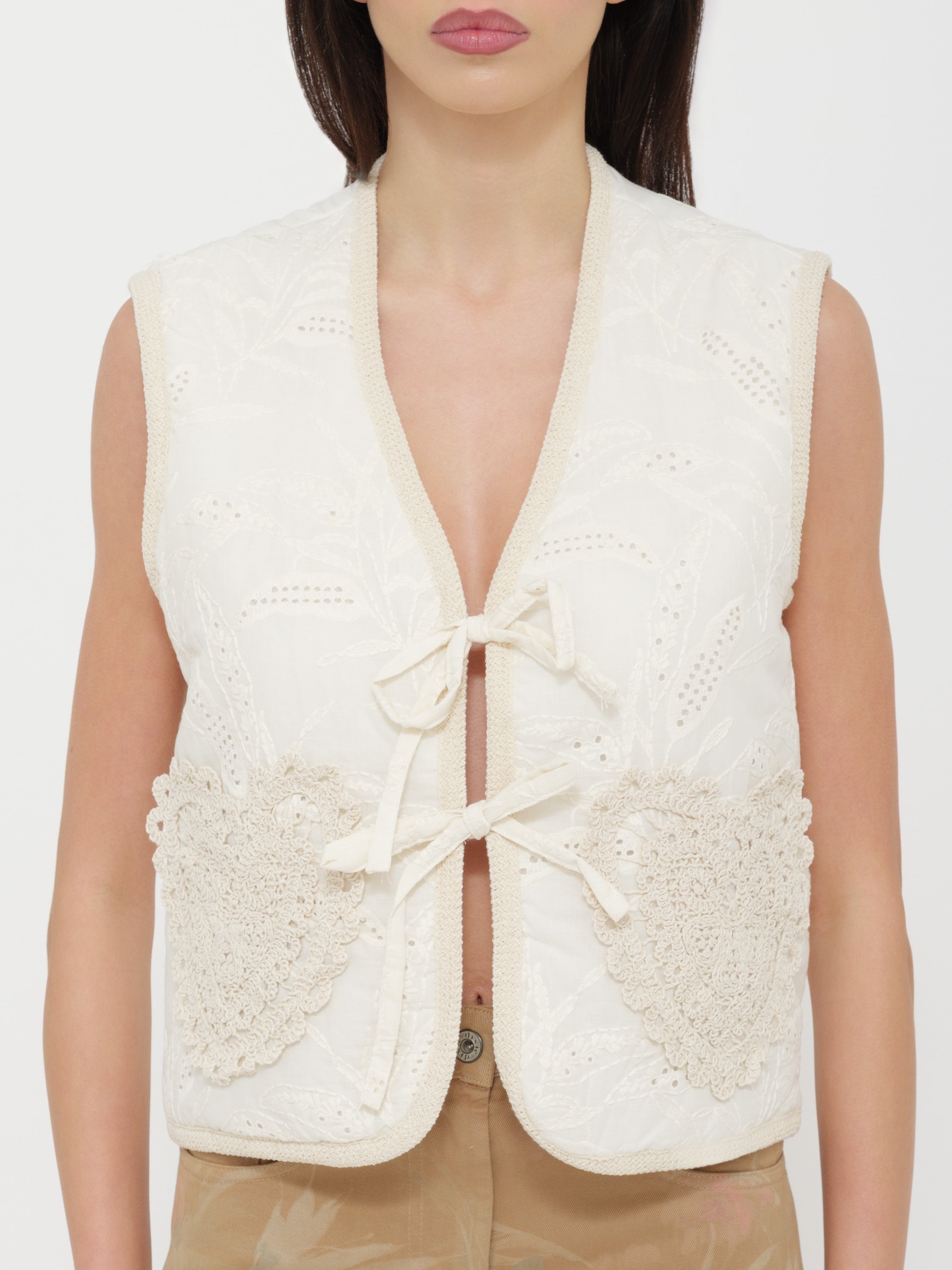 Gilet panna over Dixie