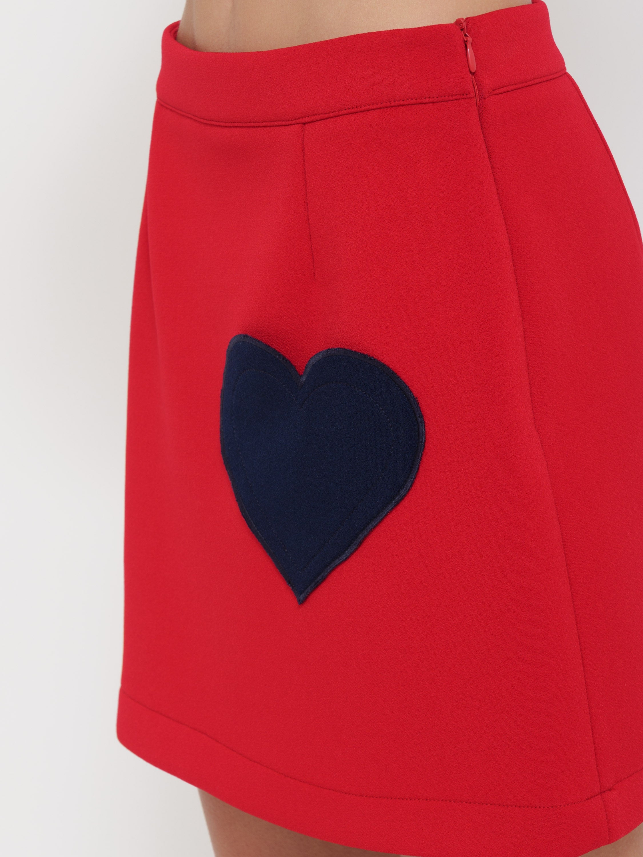 Mini gonna dettaglio cuore dixie