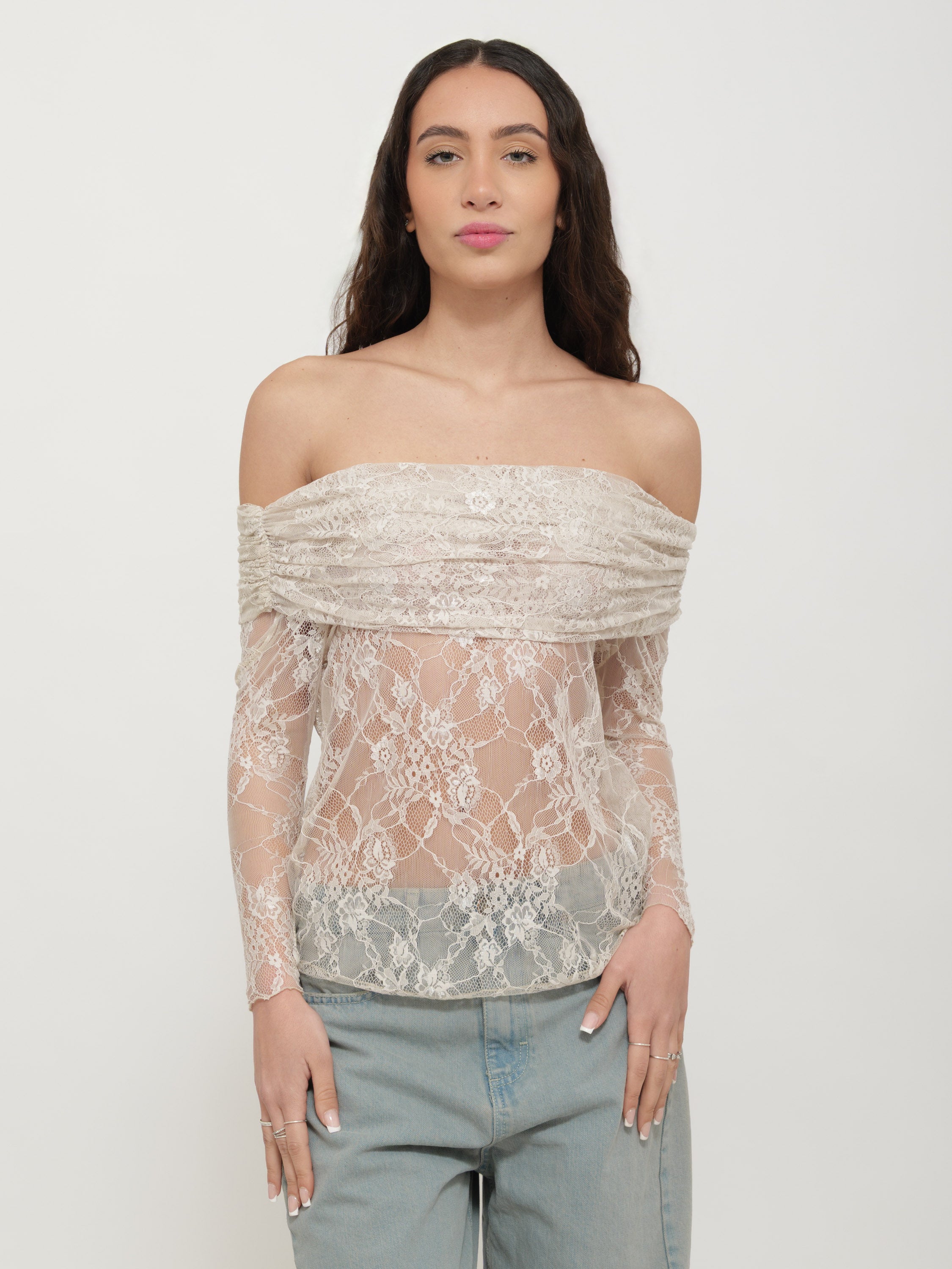 Maglia in pizzo haveone