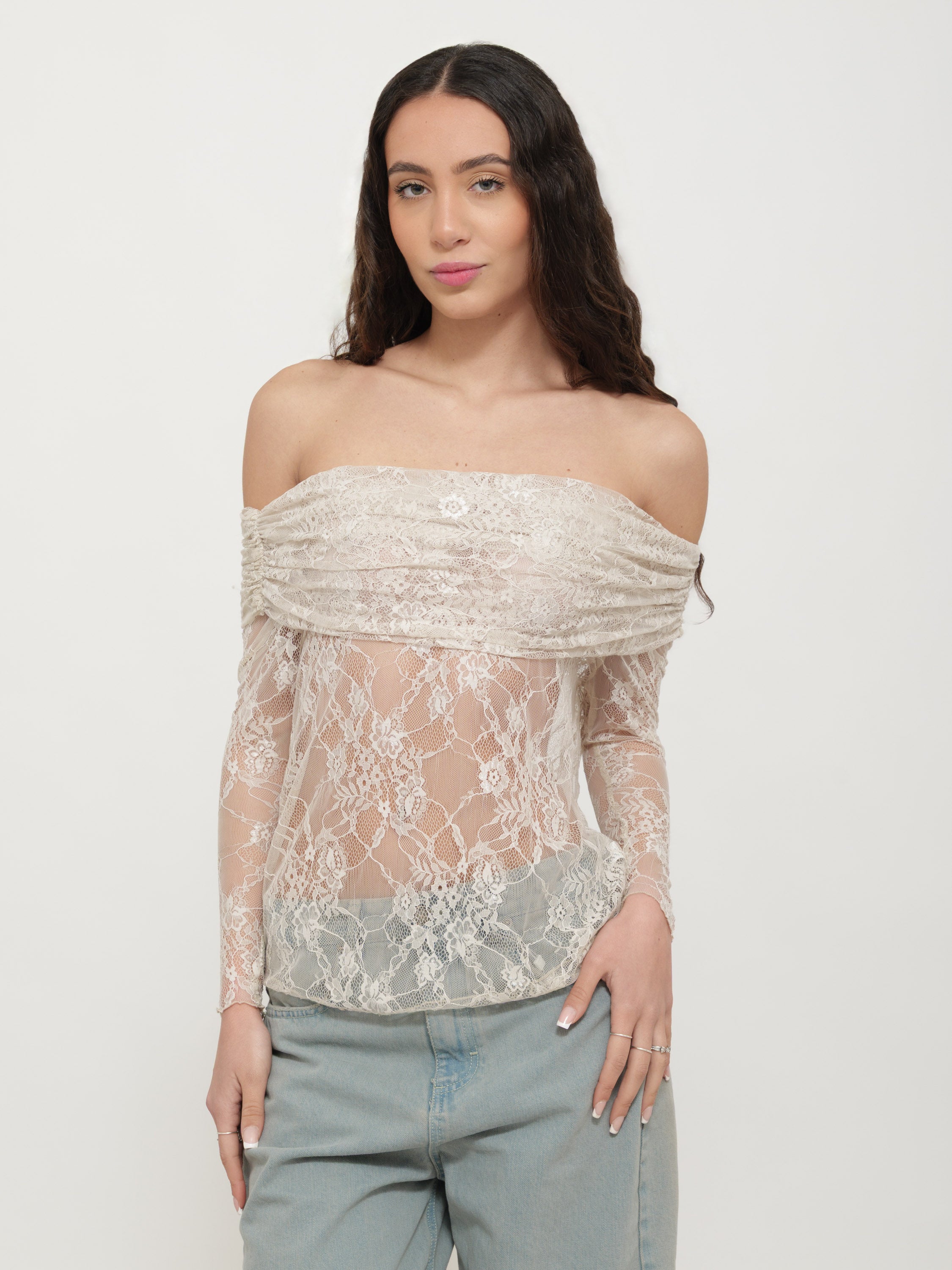 Maglia in pizzo haveone