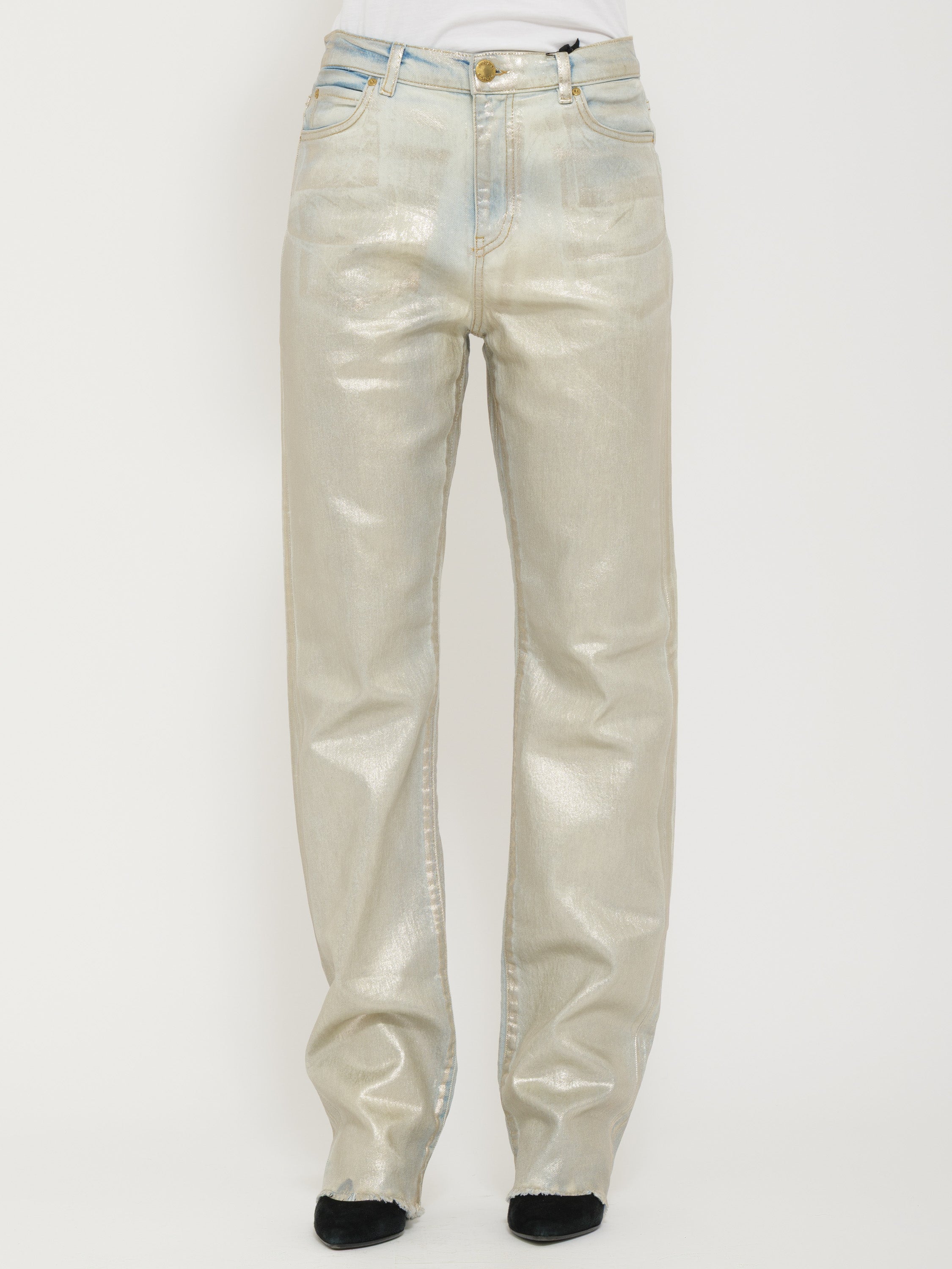 Shining denim bianco pinko