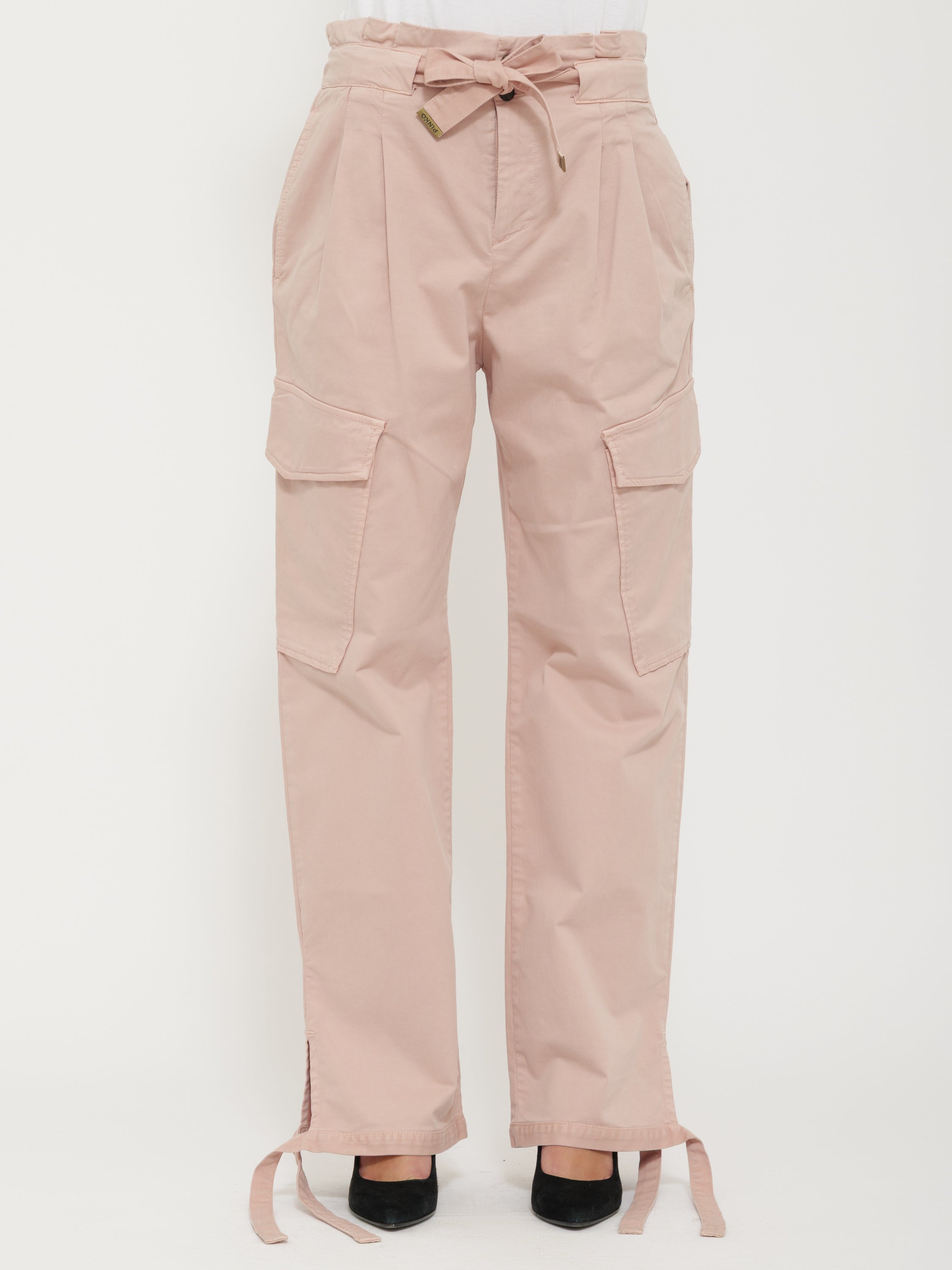 Pantalone raso stretch pinko