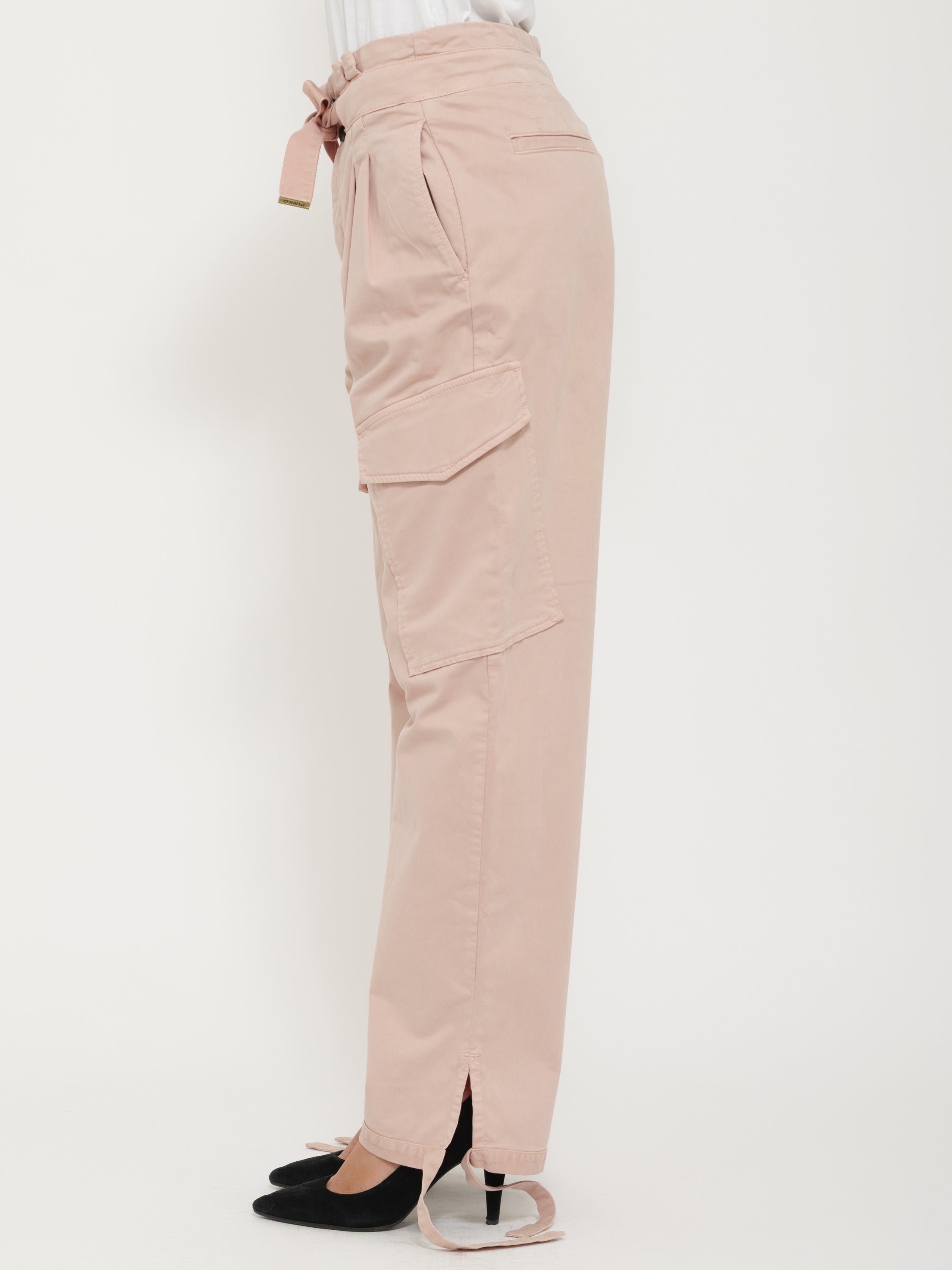 Pantalone raso stretch pinko