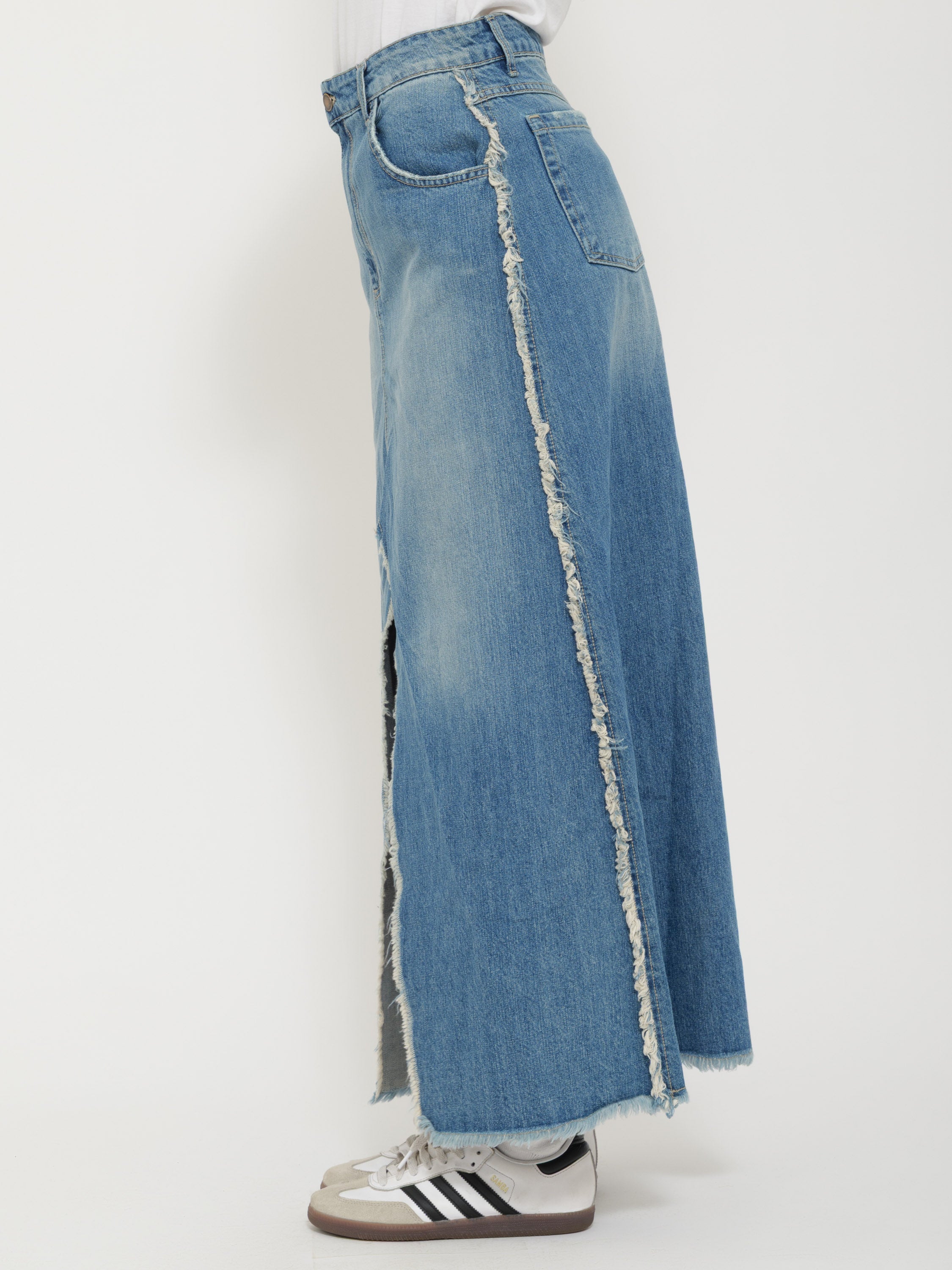 Gonna jeans lunga motel